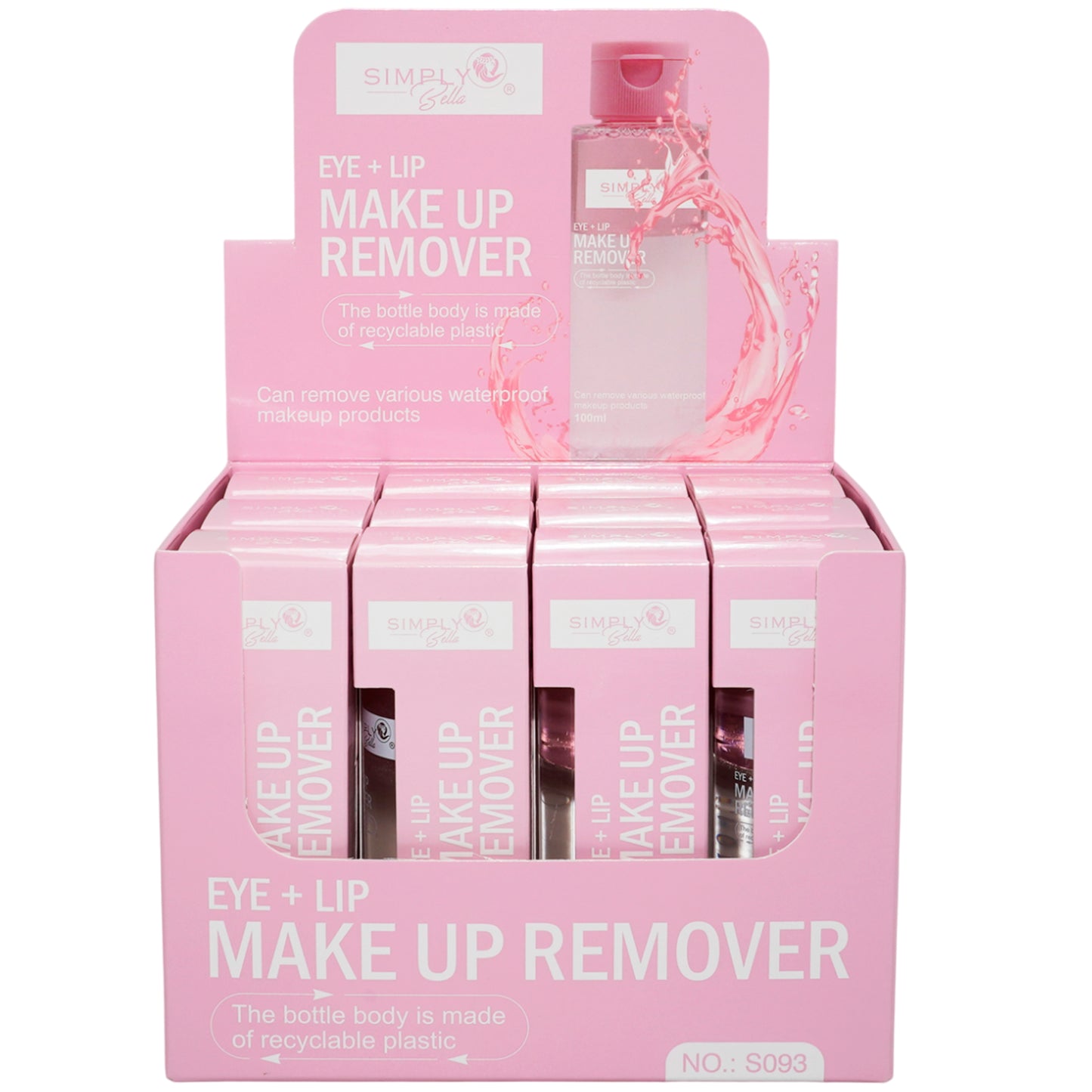 Eye + Lip Make Up Remover - Simply Bella | Wholesale Makeup