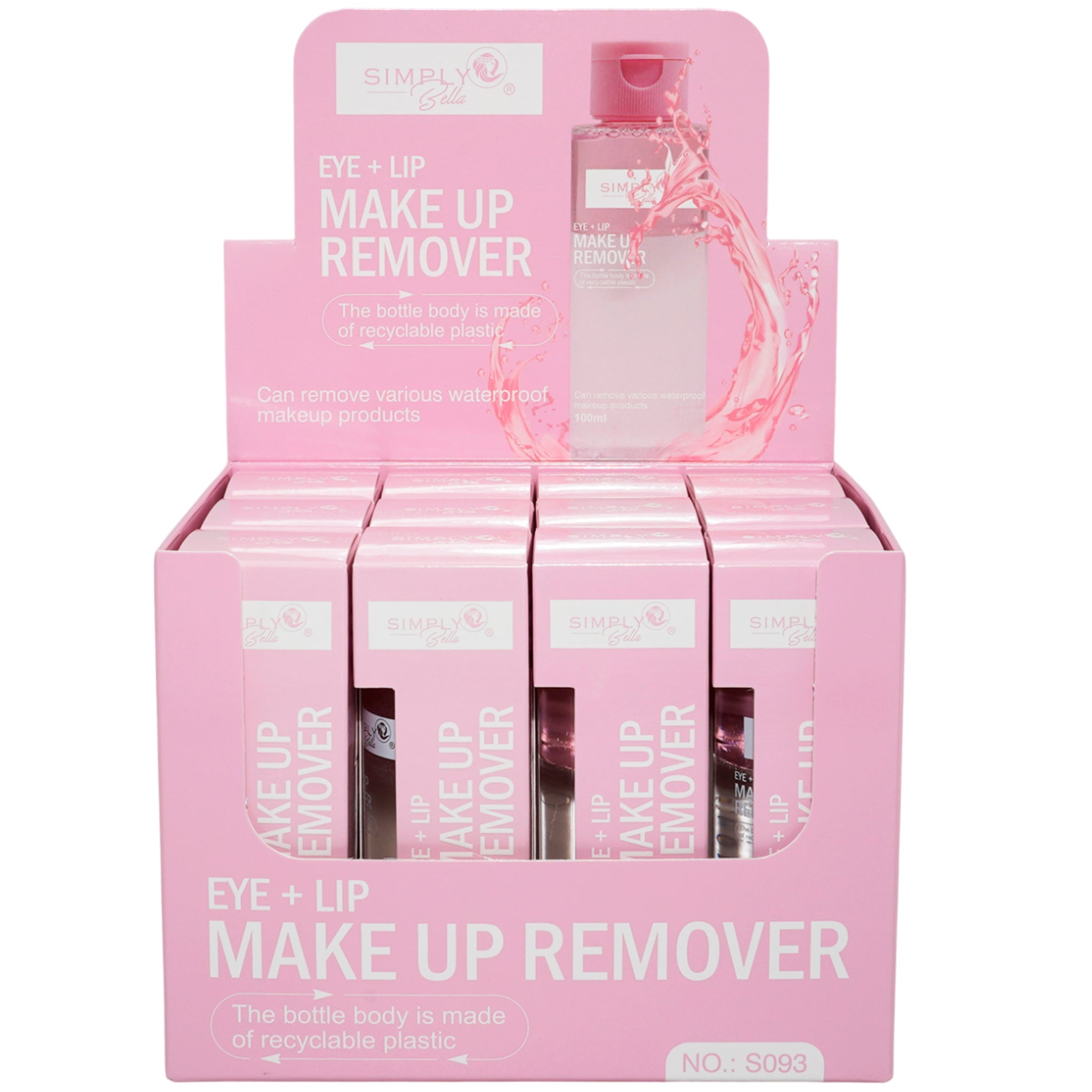 Eye + Lip Make Up Remover - Simply Bella | Wholesale Makeup