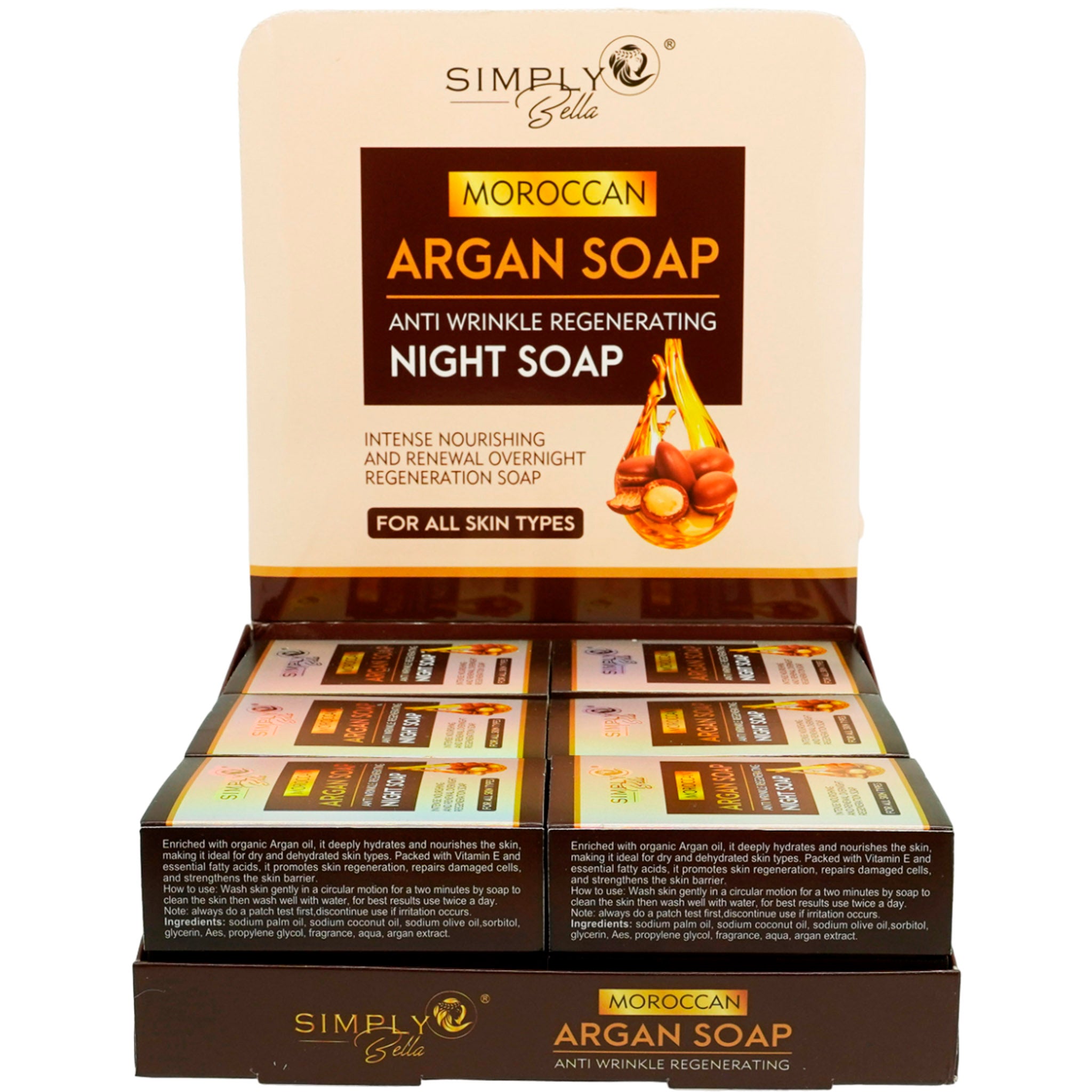 Moroccan Argan Soap - Simply Bella | Wholesale Makeup