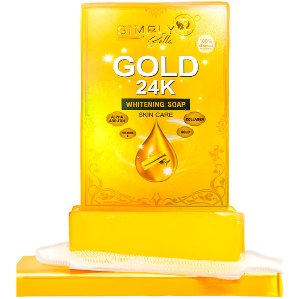 Gold 24K Whitening Soap - Simply Bella | Wholesale Makeup