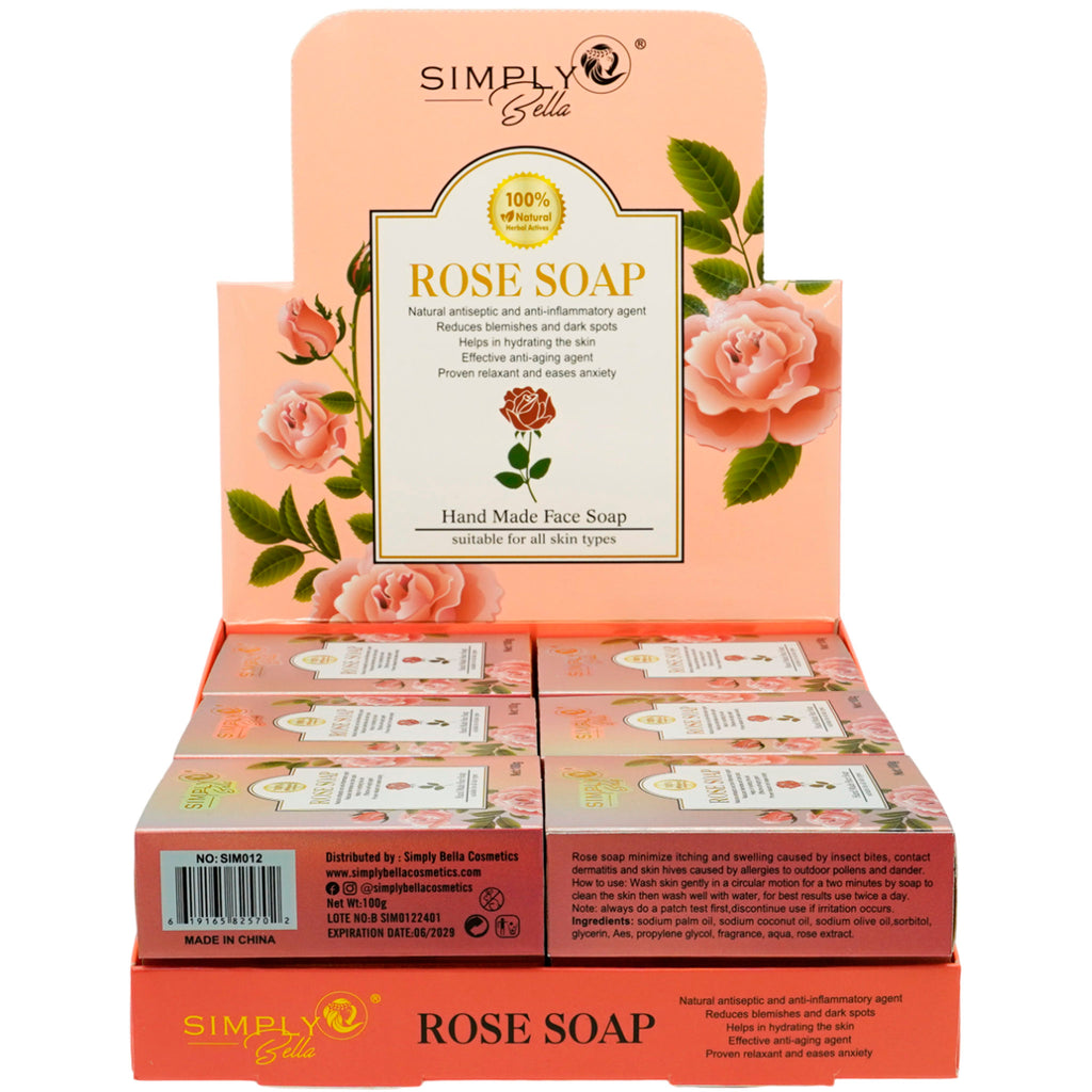 Rose Soap - Simply Bella | Wholesale Makeup