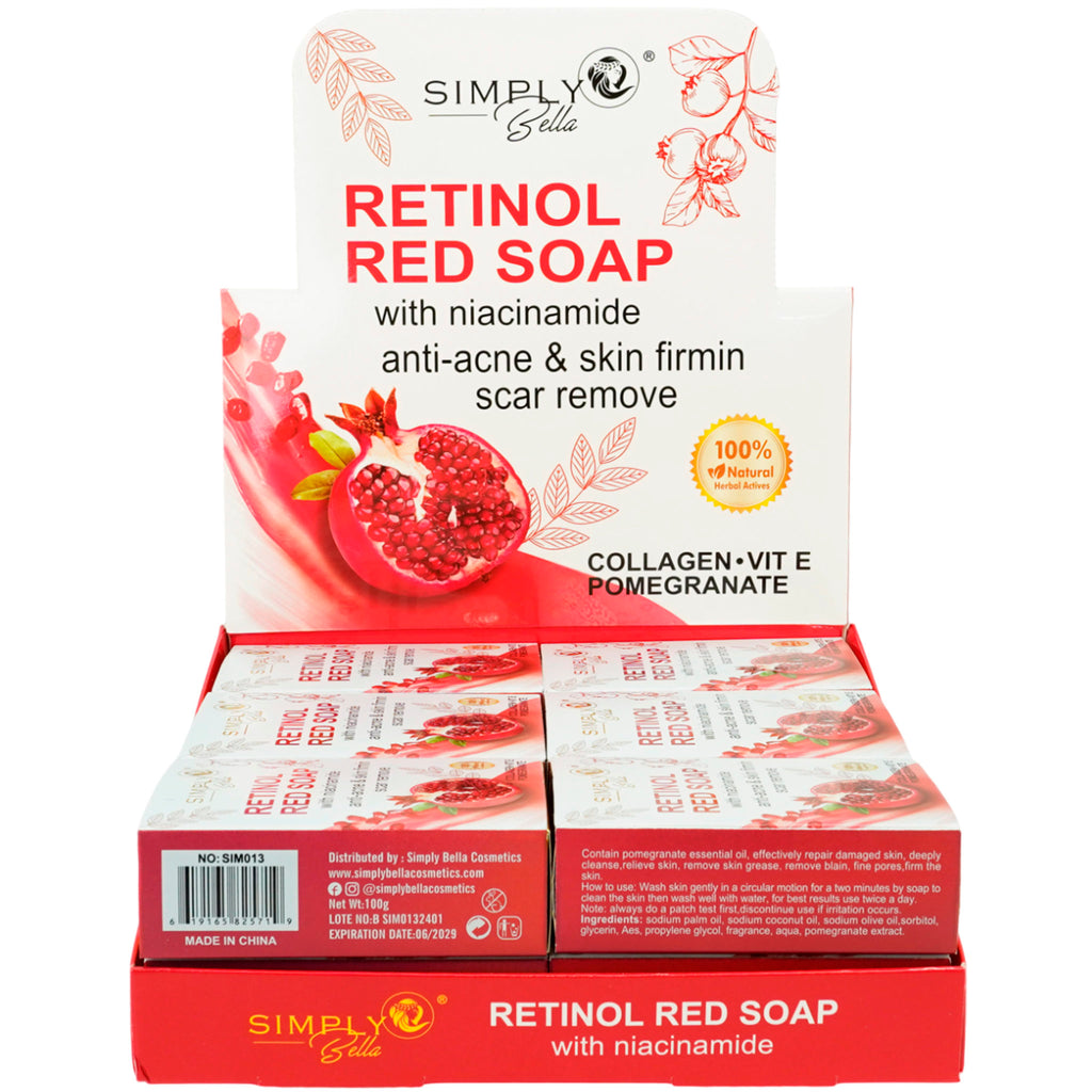 Retinol Red Soap - Simply Bella | Wholesale Makeup