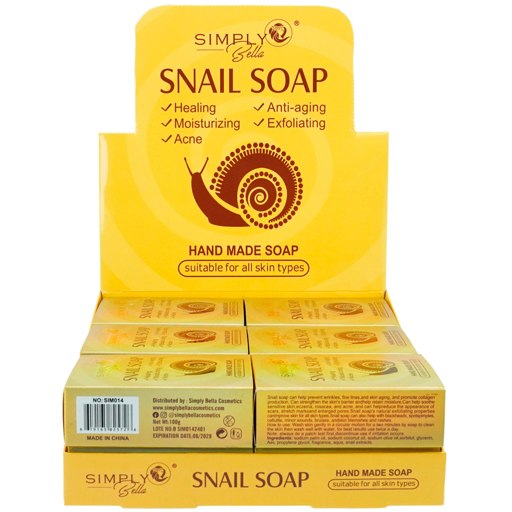 Snail Soap - Simply Bella | Wholesale Makeup