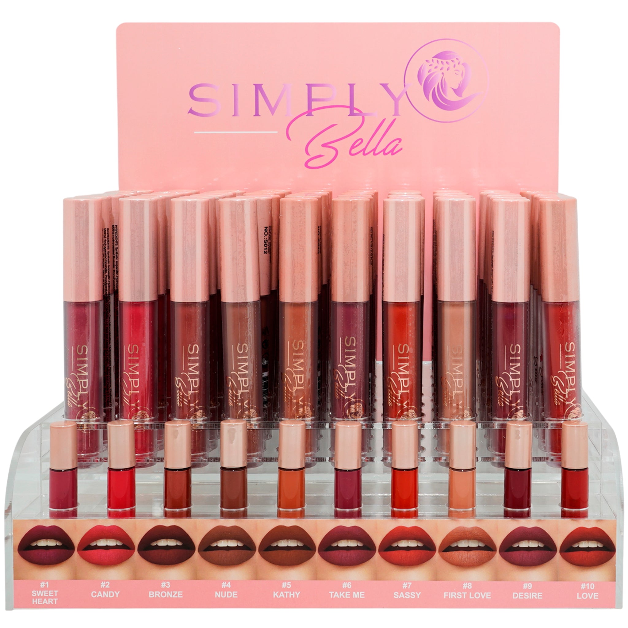 Matte Long Lasting Lipgloss Simply Bella | Wholesale Makeup