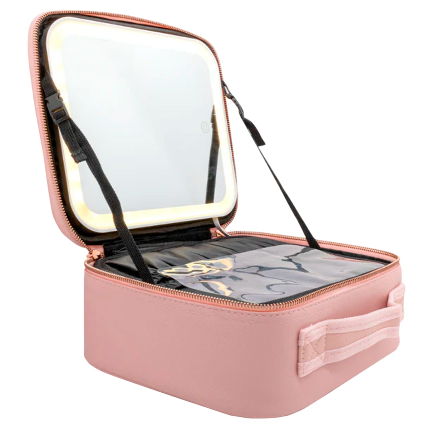 Travel Makeup Case With Led Mirror Simply Bella | Wholesale Makeup