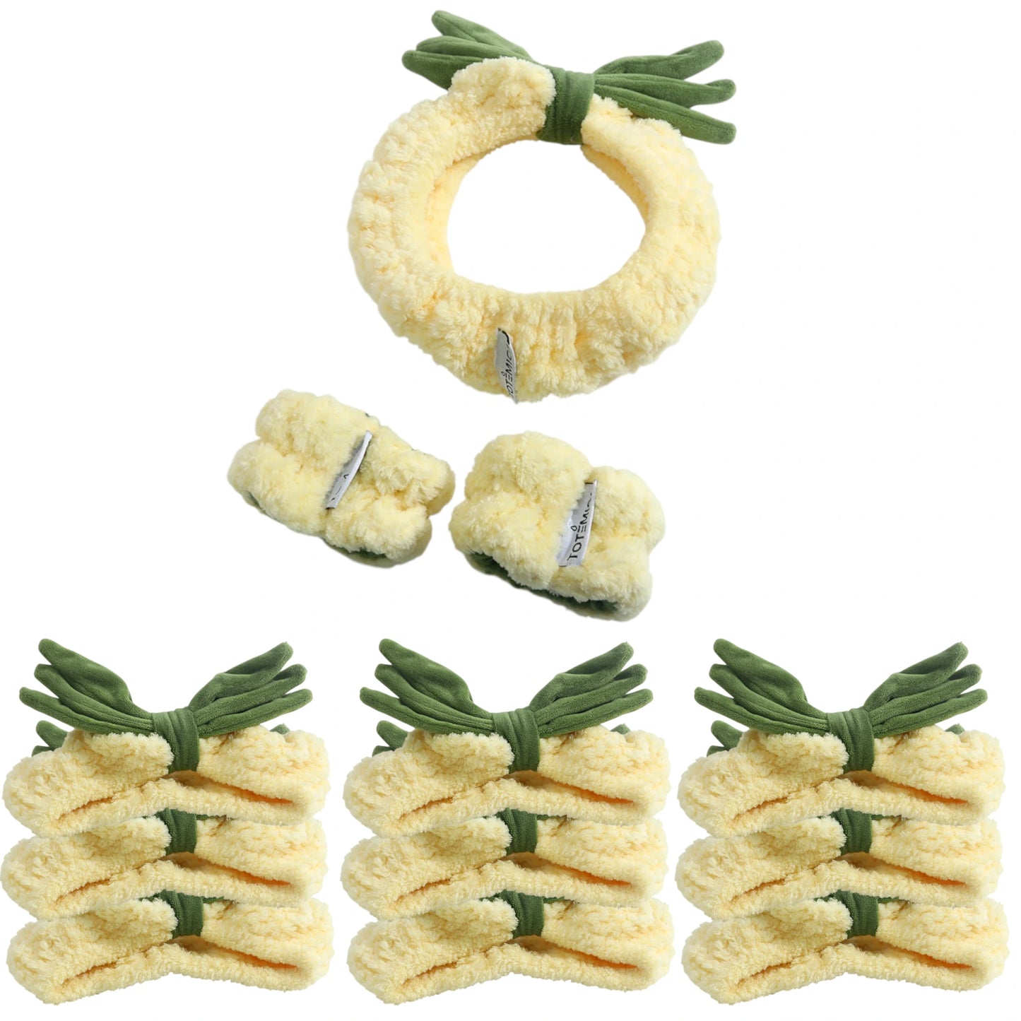 Spa Headband & Wristband Pineapple Totemica | Wholesale Makeup