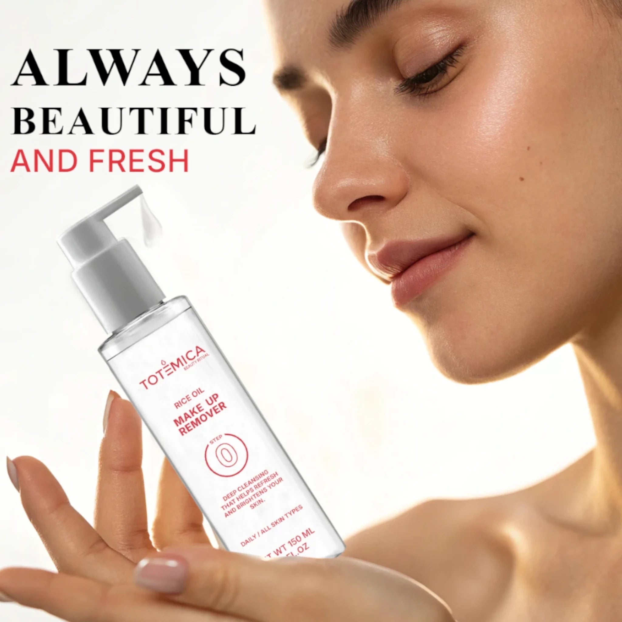 Rice Oil Makeup Remover 1 Unit Totemica | Wholesale Makeup