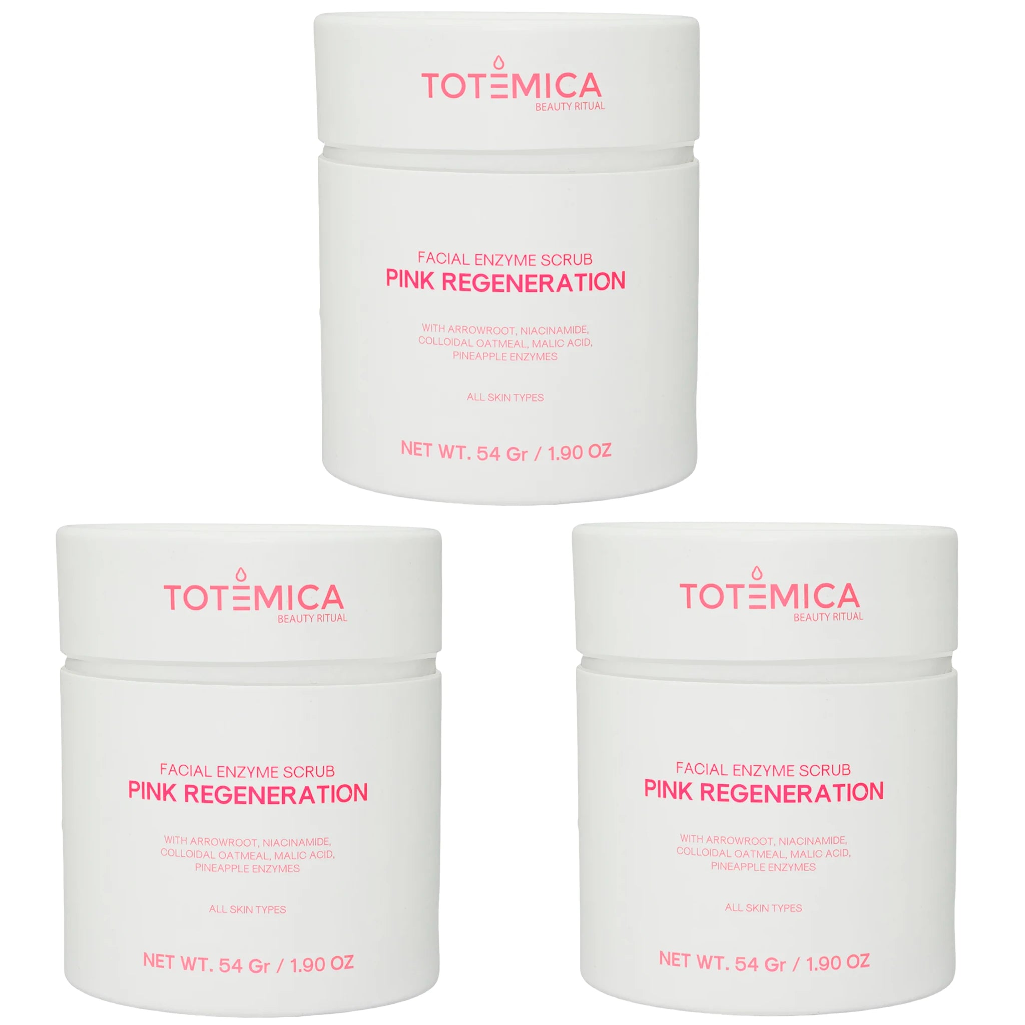 Facial Enzyme Scrub Pink Regeneration - Totemica | Wholesale Makeup