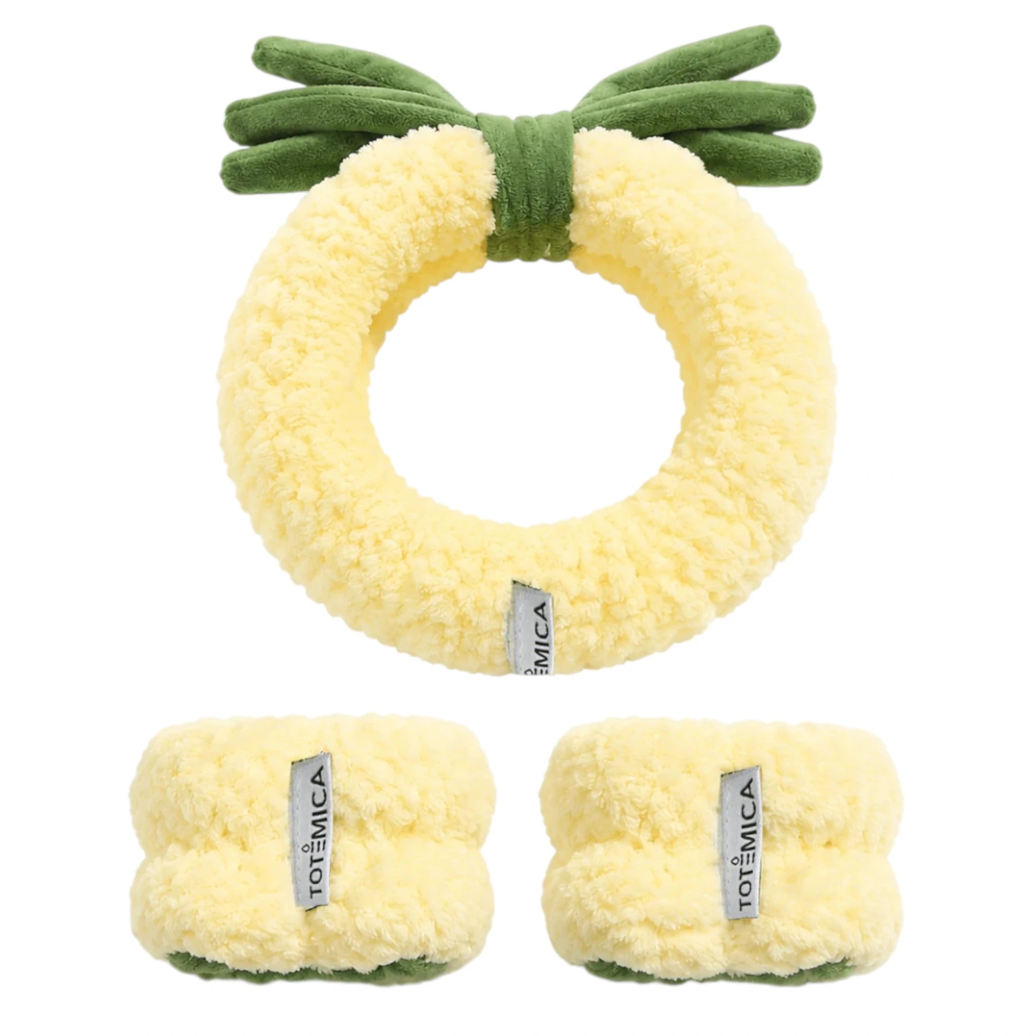 Totemica Spa Headband & Wristband Pineapple - Wholesale 10 Units (TBR26-A20-6)