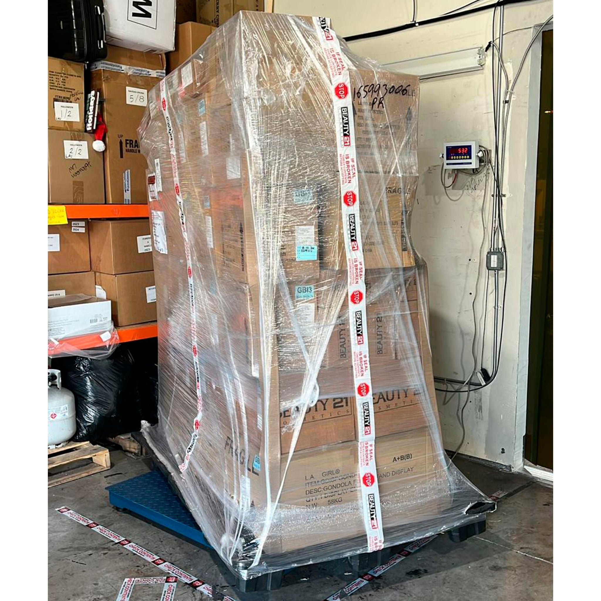 Beauty Island Floor display - L.A. Girl | Wholesale Makeup