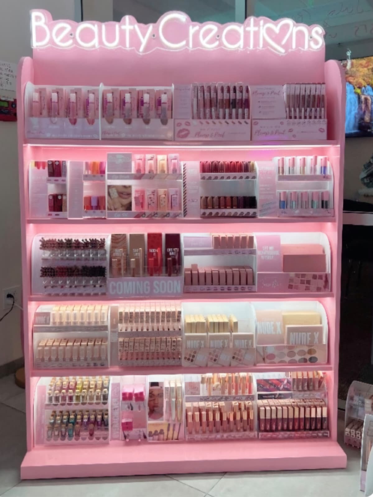 Beauty Creations 4Ft Complexion Display | Wholesale Makeup