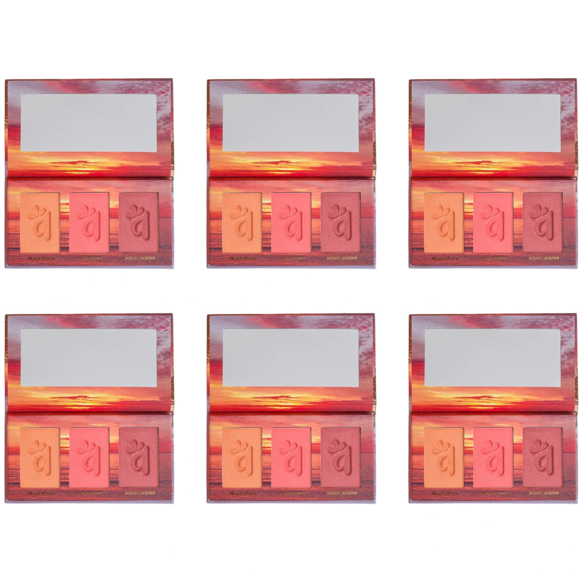 Colorete Blush Trio Medium-Tan - Alamar | Wholesale Makeup