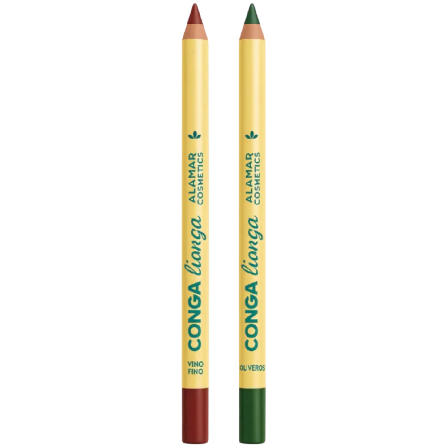 Conga Eyeliner Duo Burgundy & Green - Alamar | Wholesale Makeup