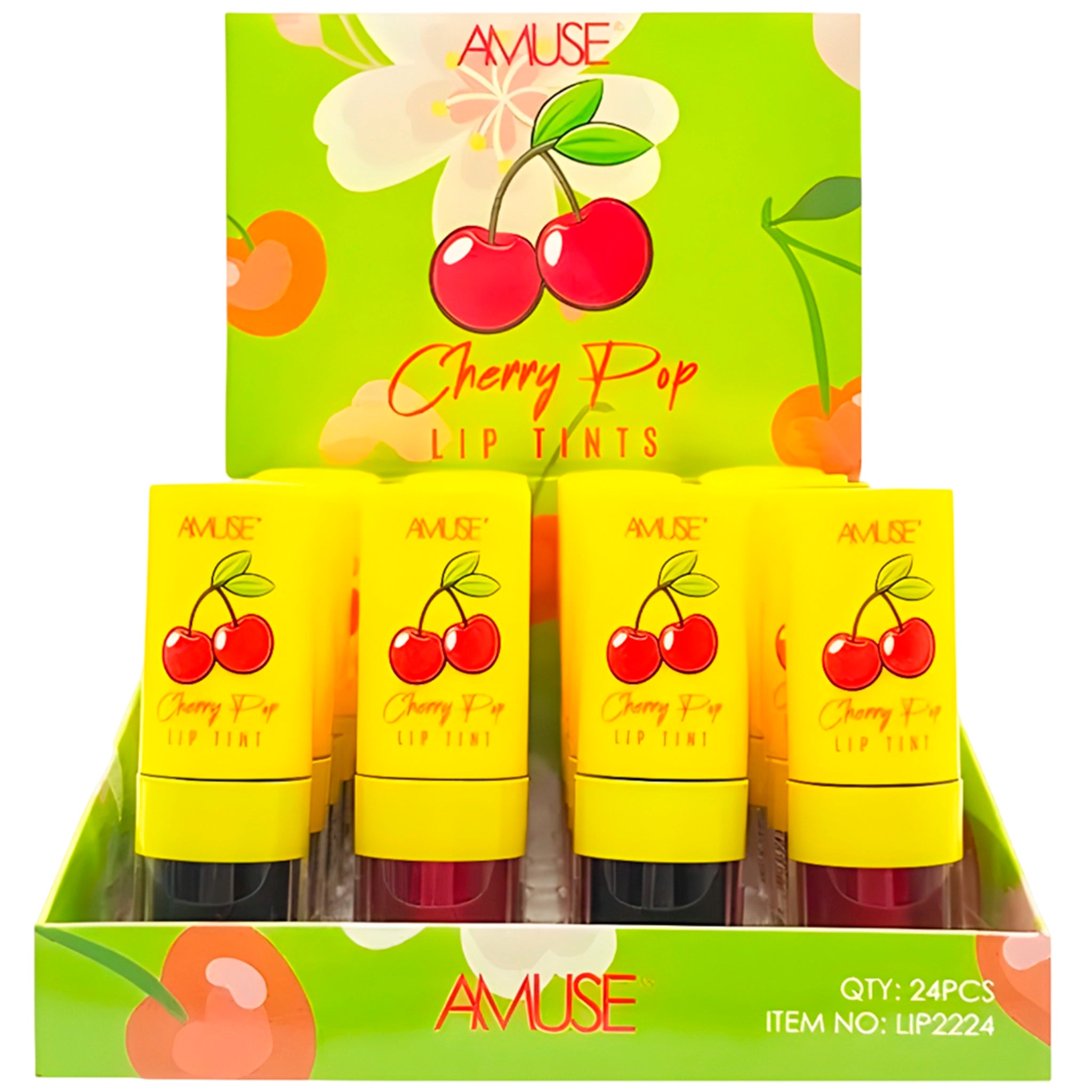 Cherry Pop Lip Tints - Amuse | Wholesale Makeup