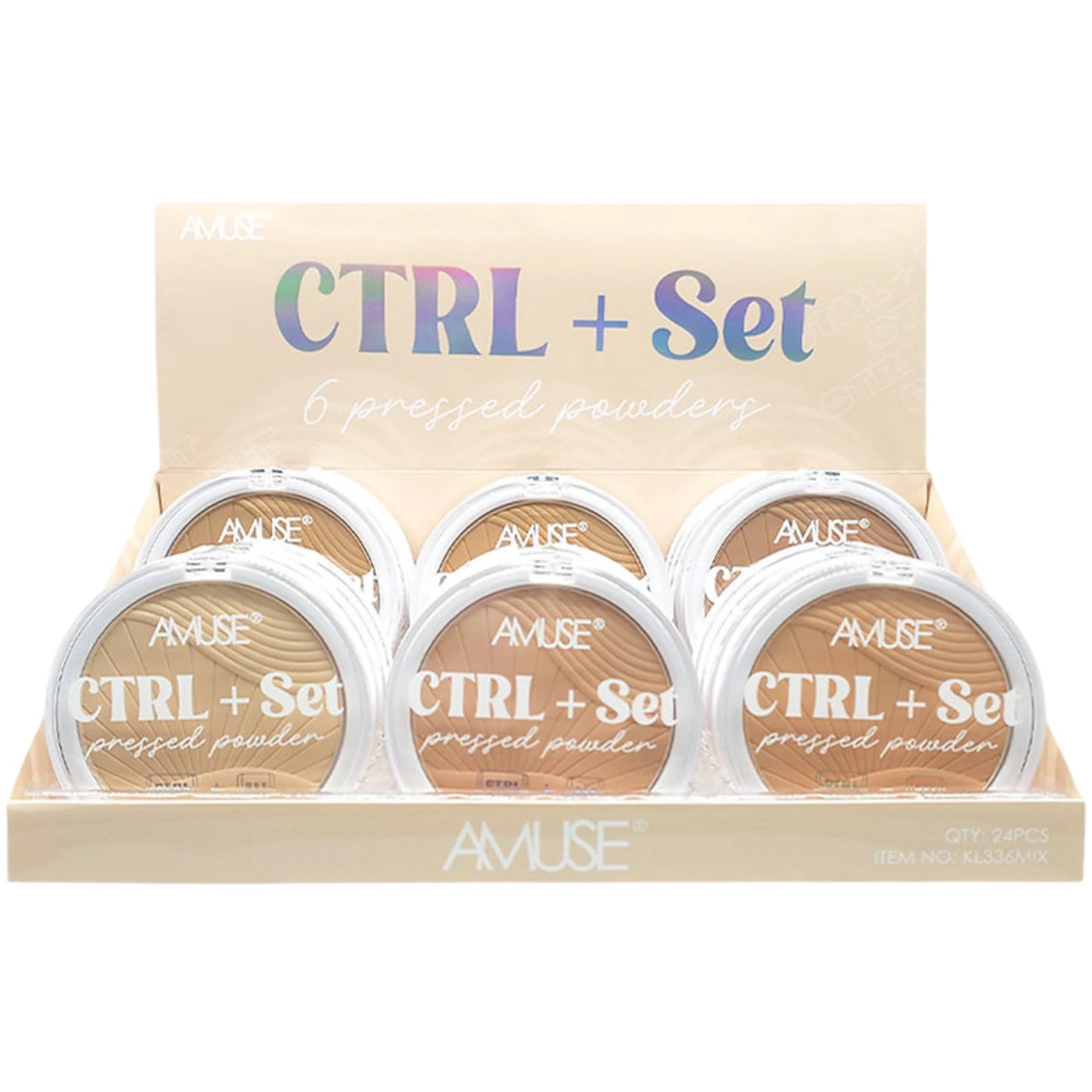 Ctrl + Set Pressed Powder - Amuse | Wholesale Makeup
