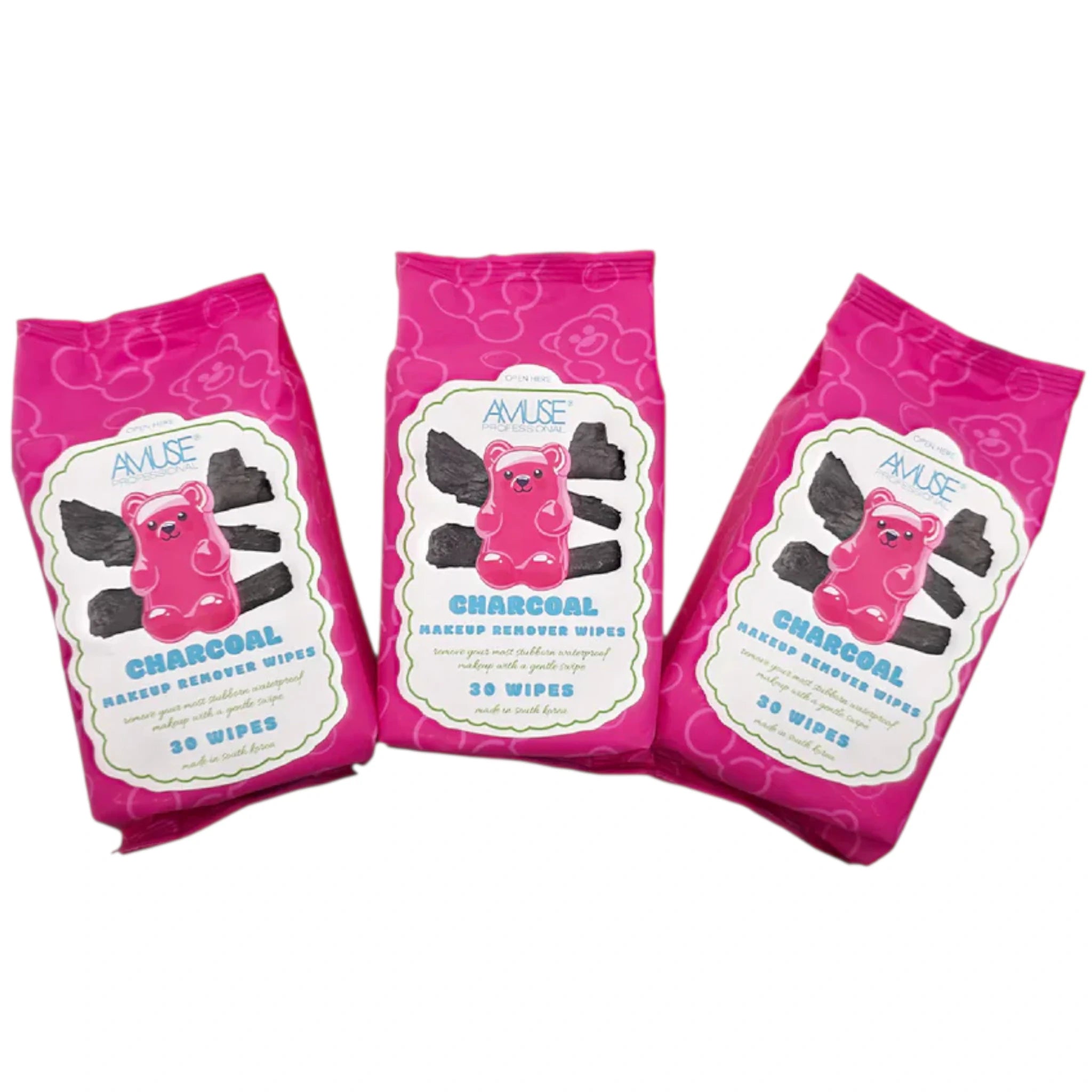 Makeup Remover Wipes Charcoal Amuse | Wholesale Makeup