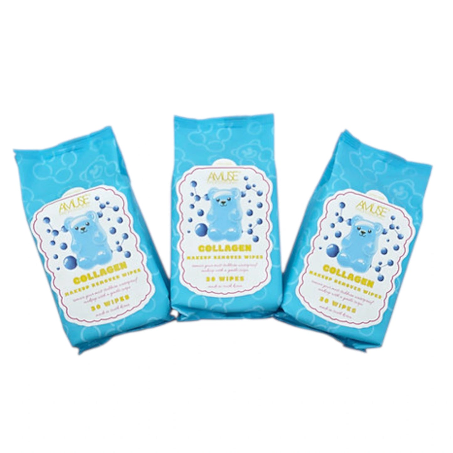 Makeup Remover Wipes Collagen Amuse | Wholesale Makeup