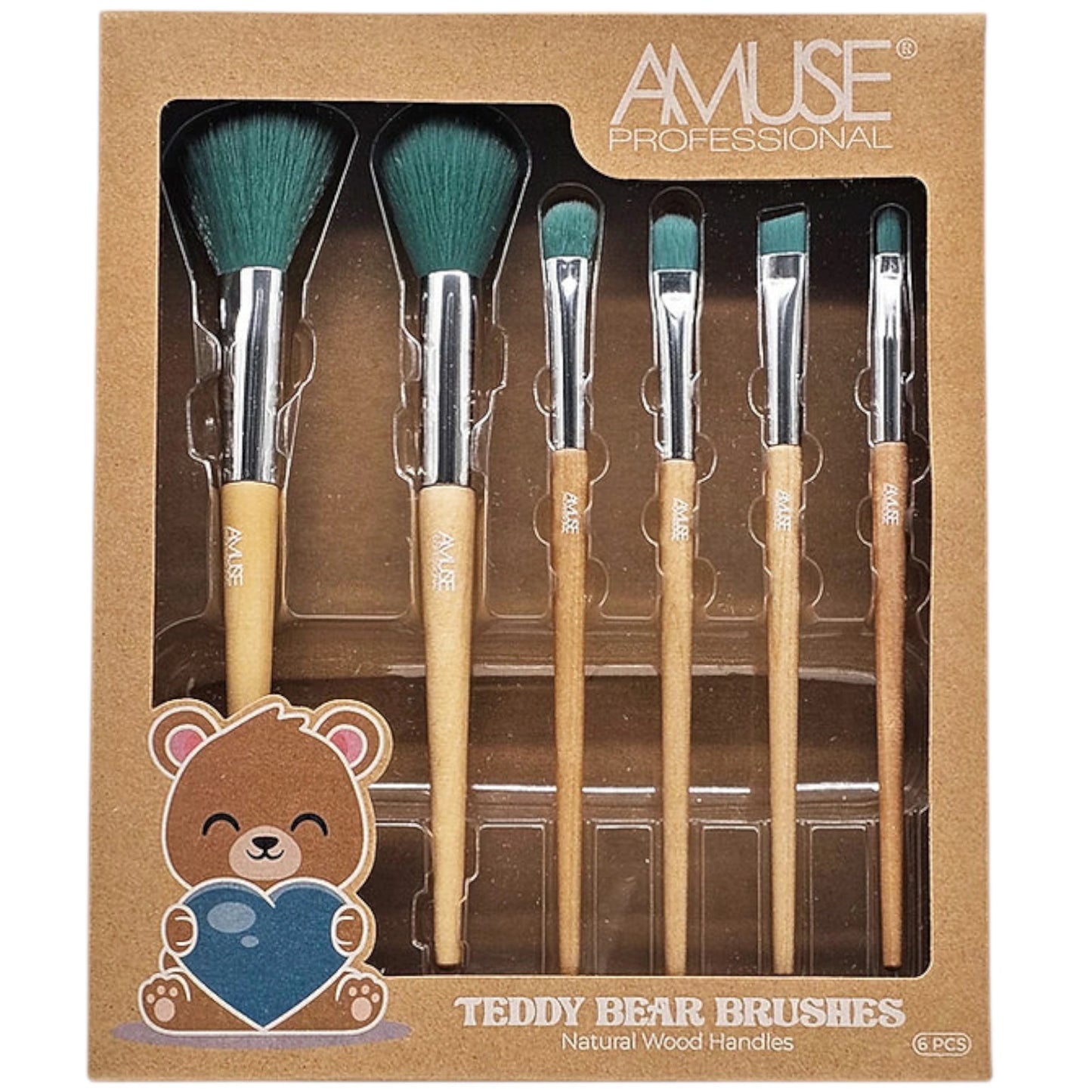Teddy Bear Brushes - Amuse | Wholesale Makeup