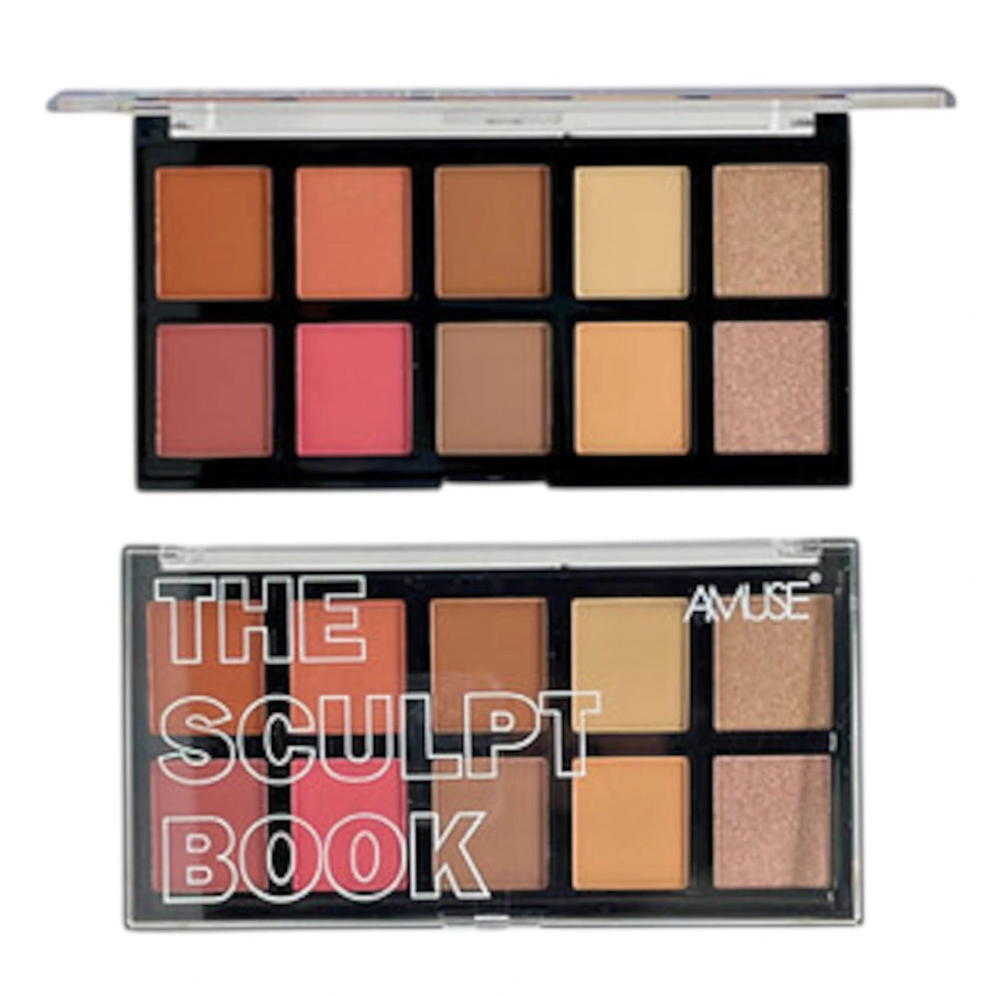 The Sculpt Book 10 Color Palette - Amuse | Wholesale Makeup