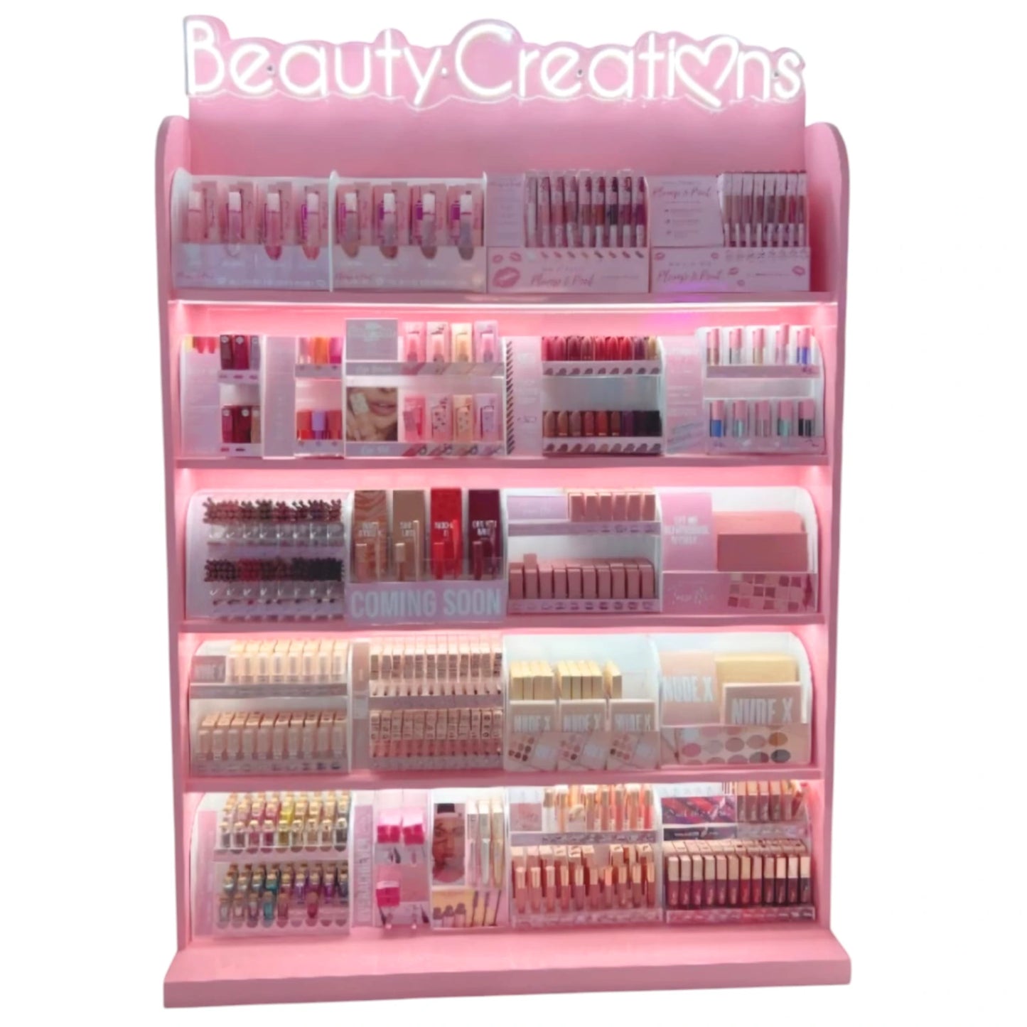 4ft Pink Heart Beauty Creations | Wholesale Makeup