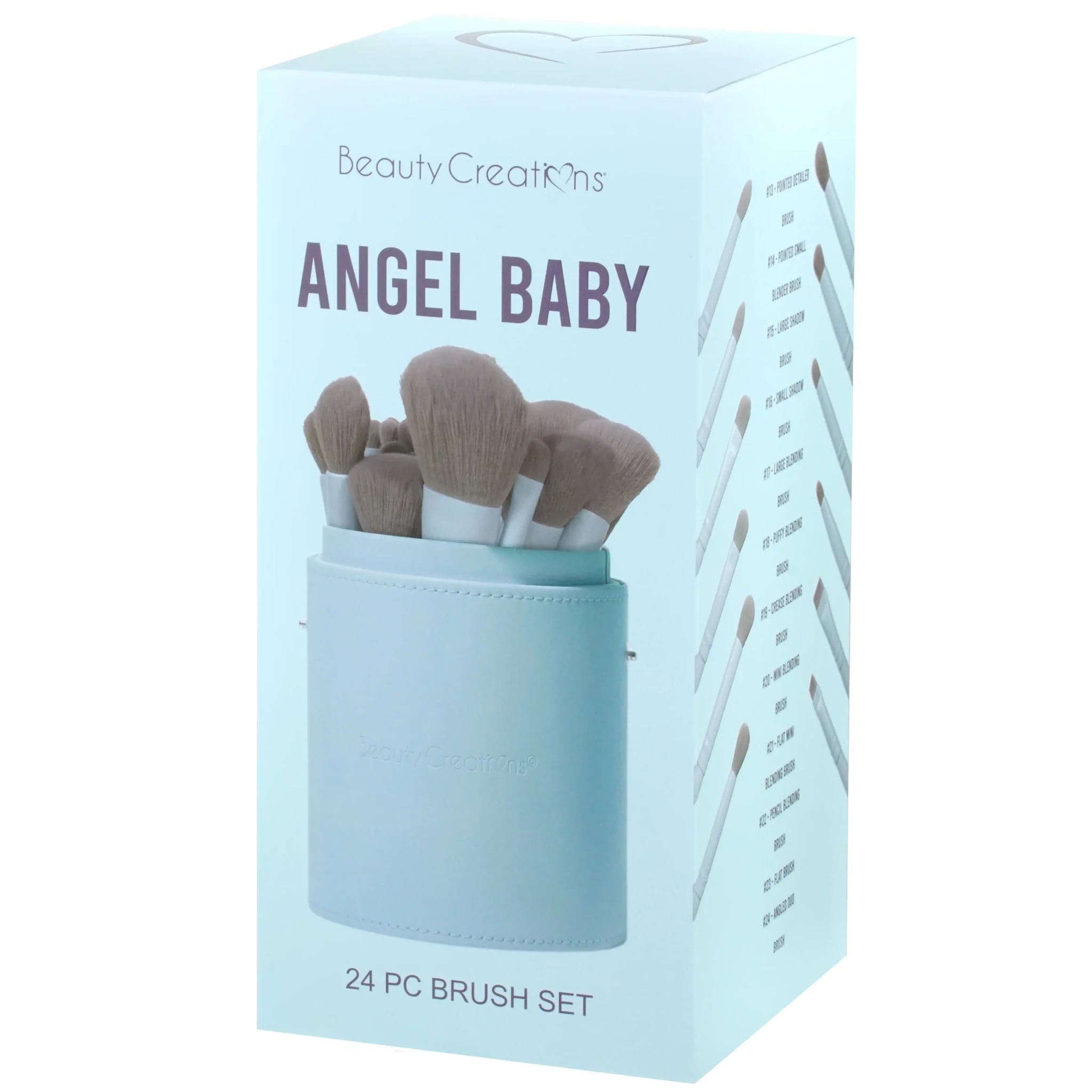 Angel Baby 24 Pc Brush - Beauty Creations | Wholesale Makeup