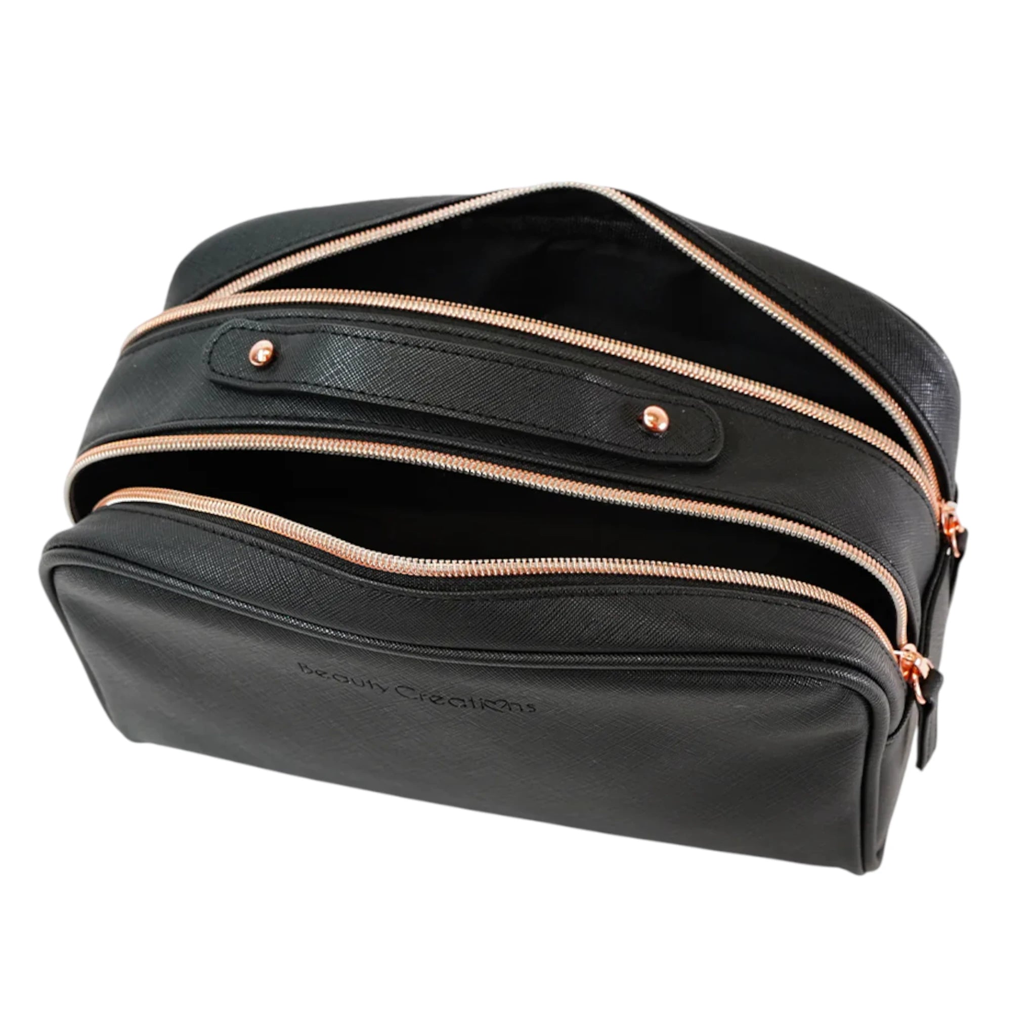 Big Cosmetic Bag Double Zipper Beauty Creations | Wholesale Makeup