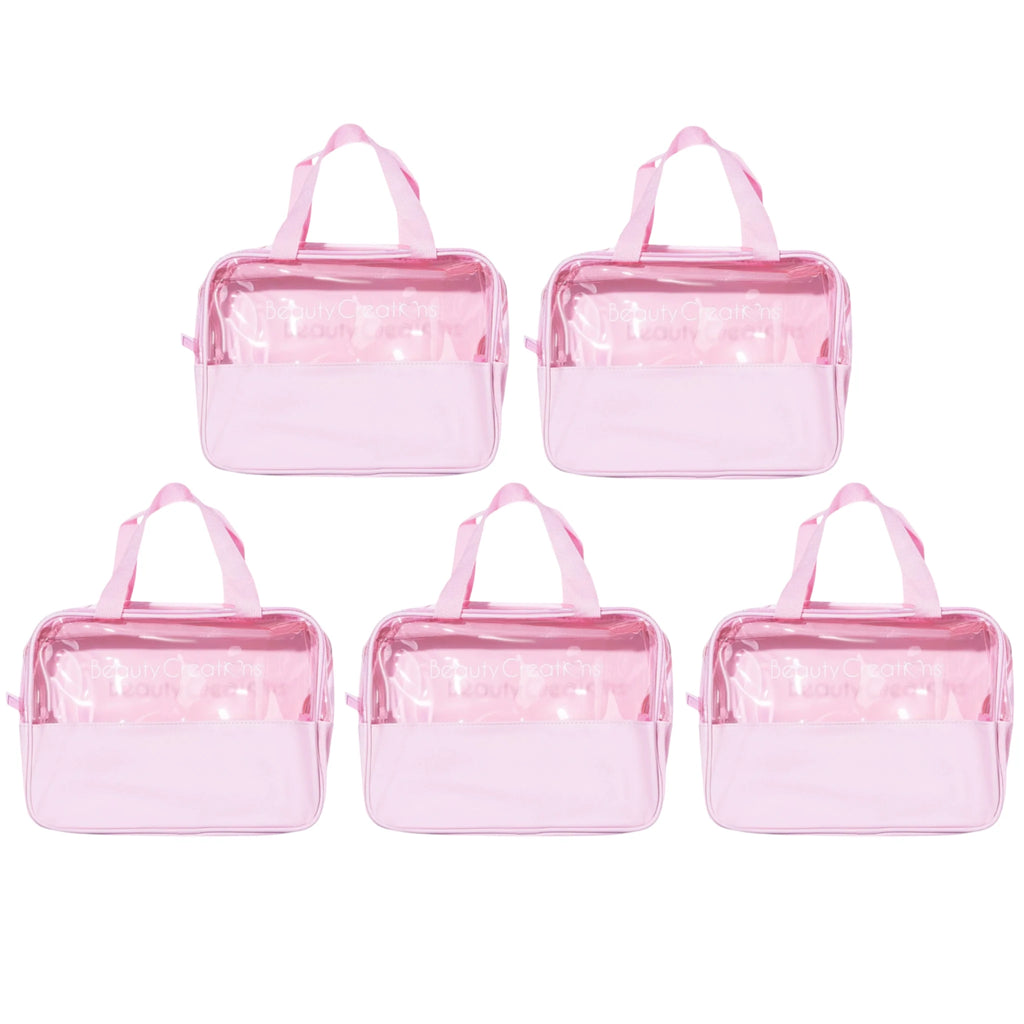 Clear Pink Cosmetic Bag - Beauty Creations