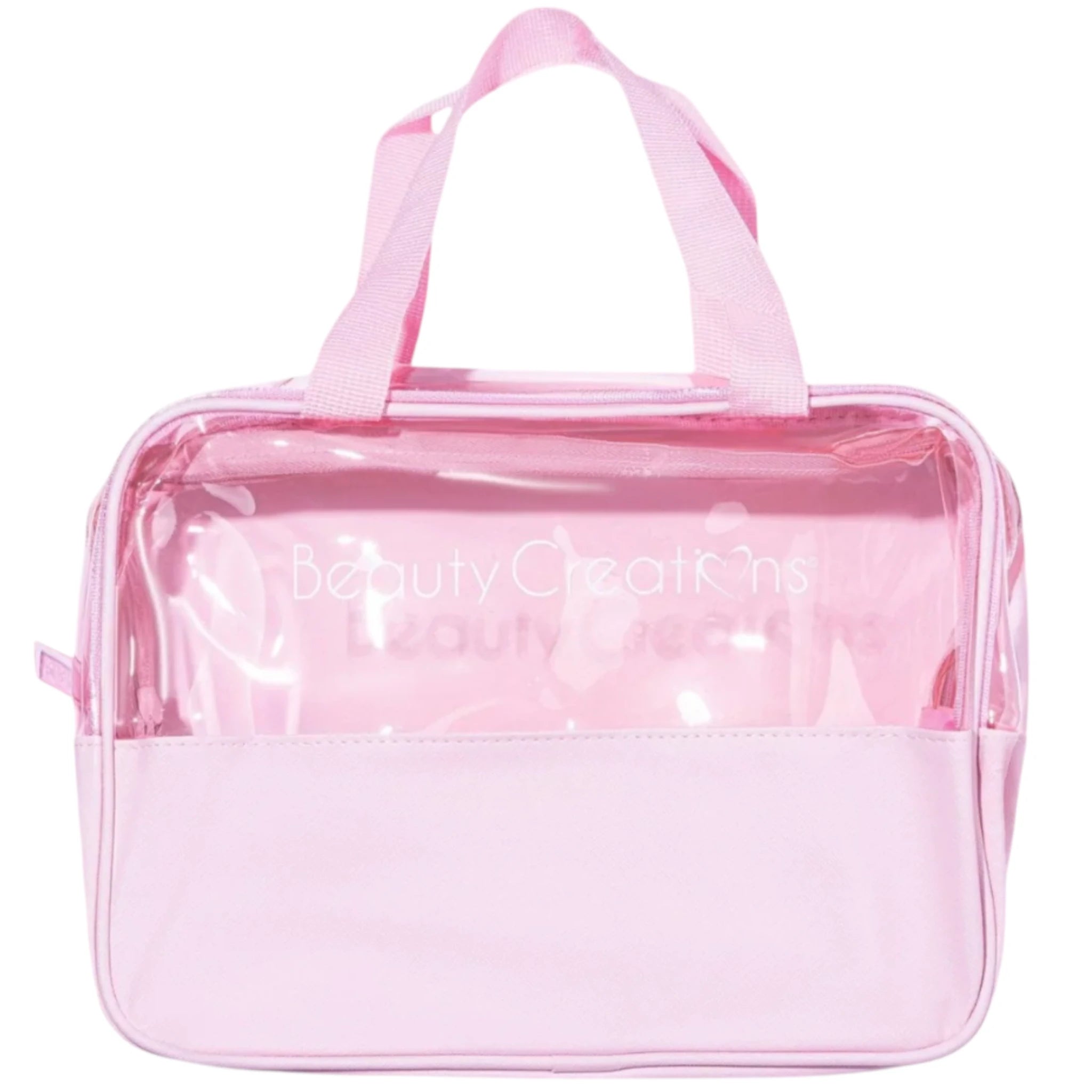 Clear Pink Cosmetic Bag - Beauty Creations | Wholesale Makeup