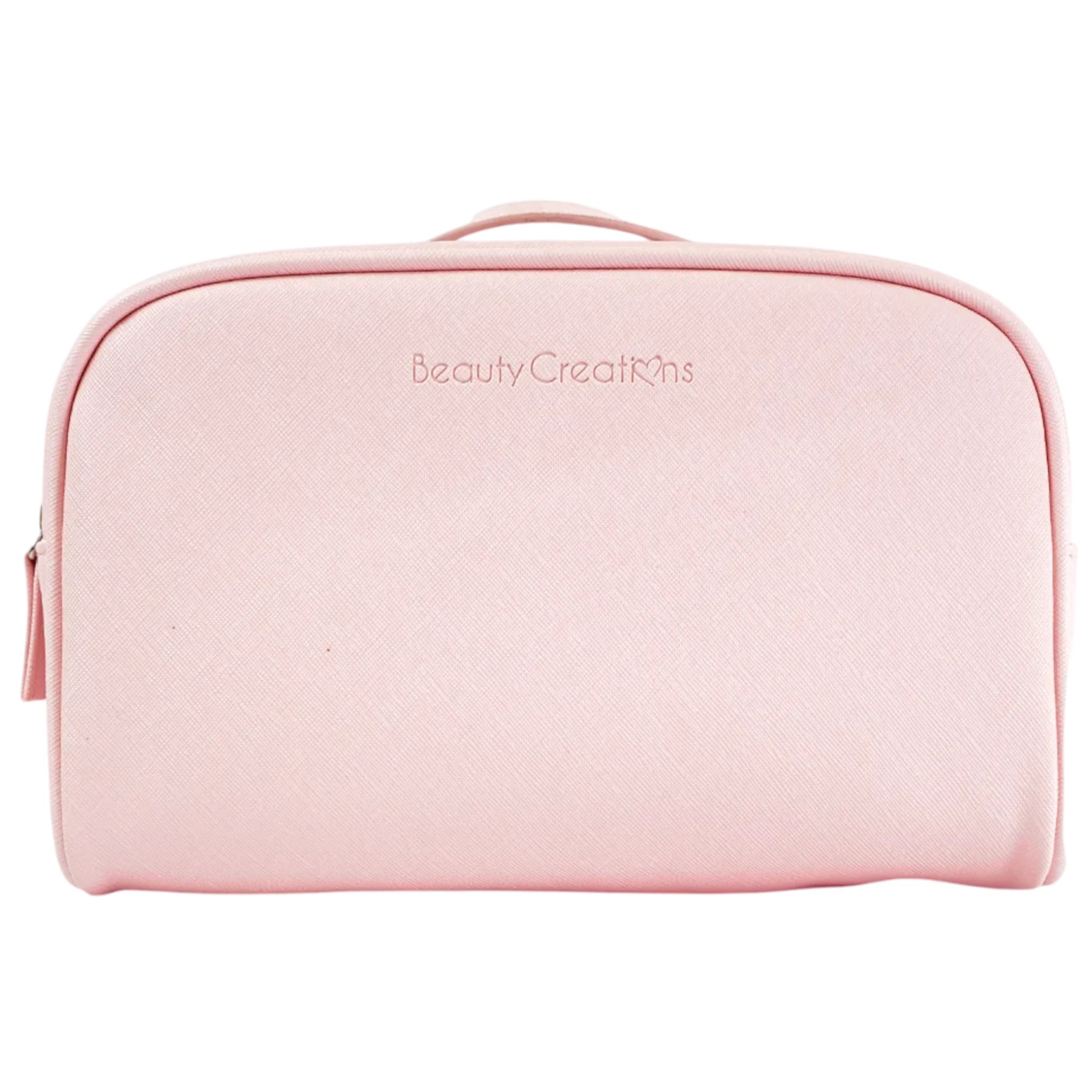 Cosmetic Bag Double Zipper Pink - Beauty Creations | Wholesale Makeup