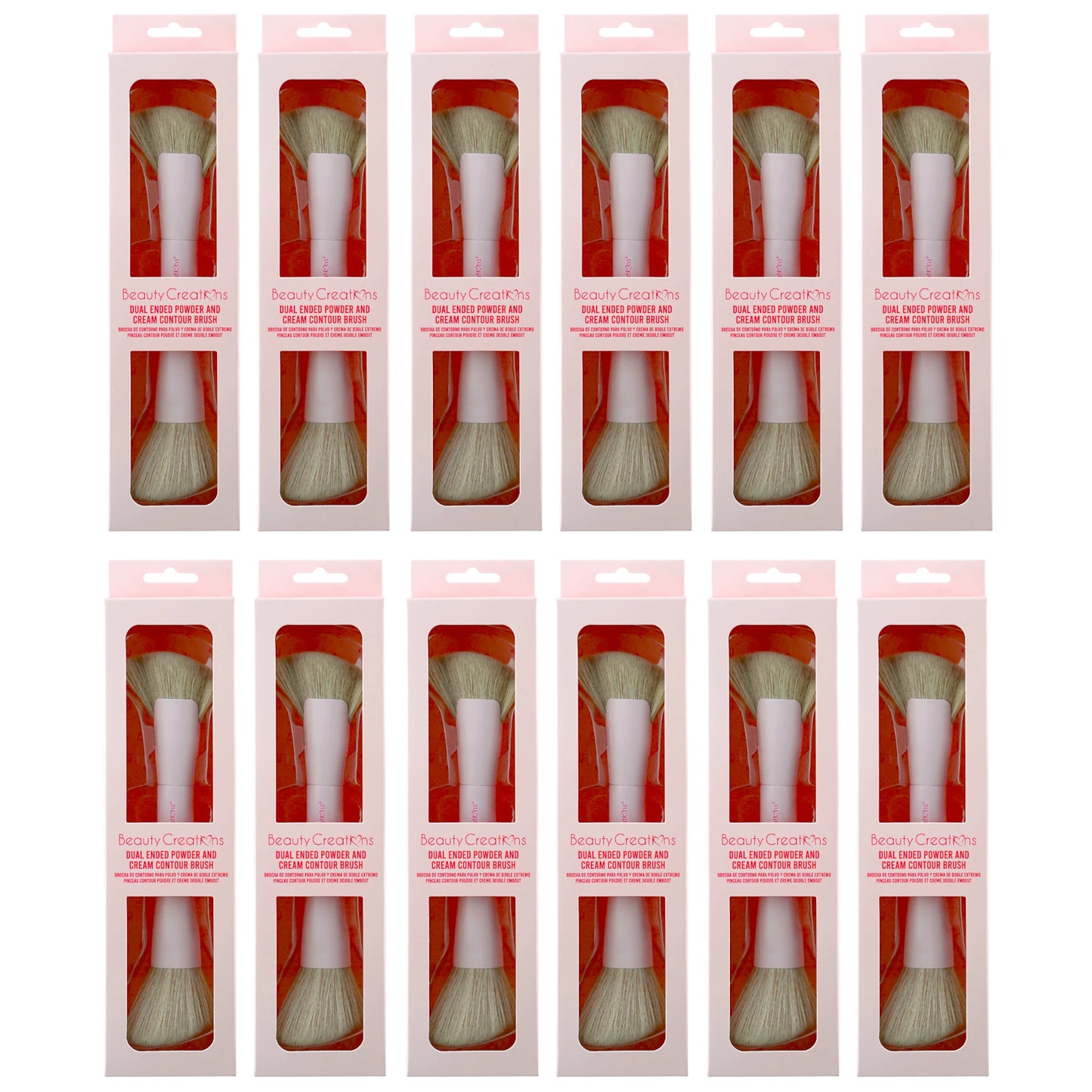 Dual Enden Contour Brush Beauty Creations | Wholesale Makeup