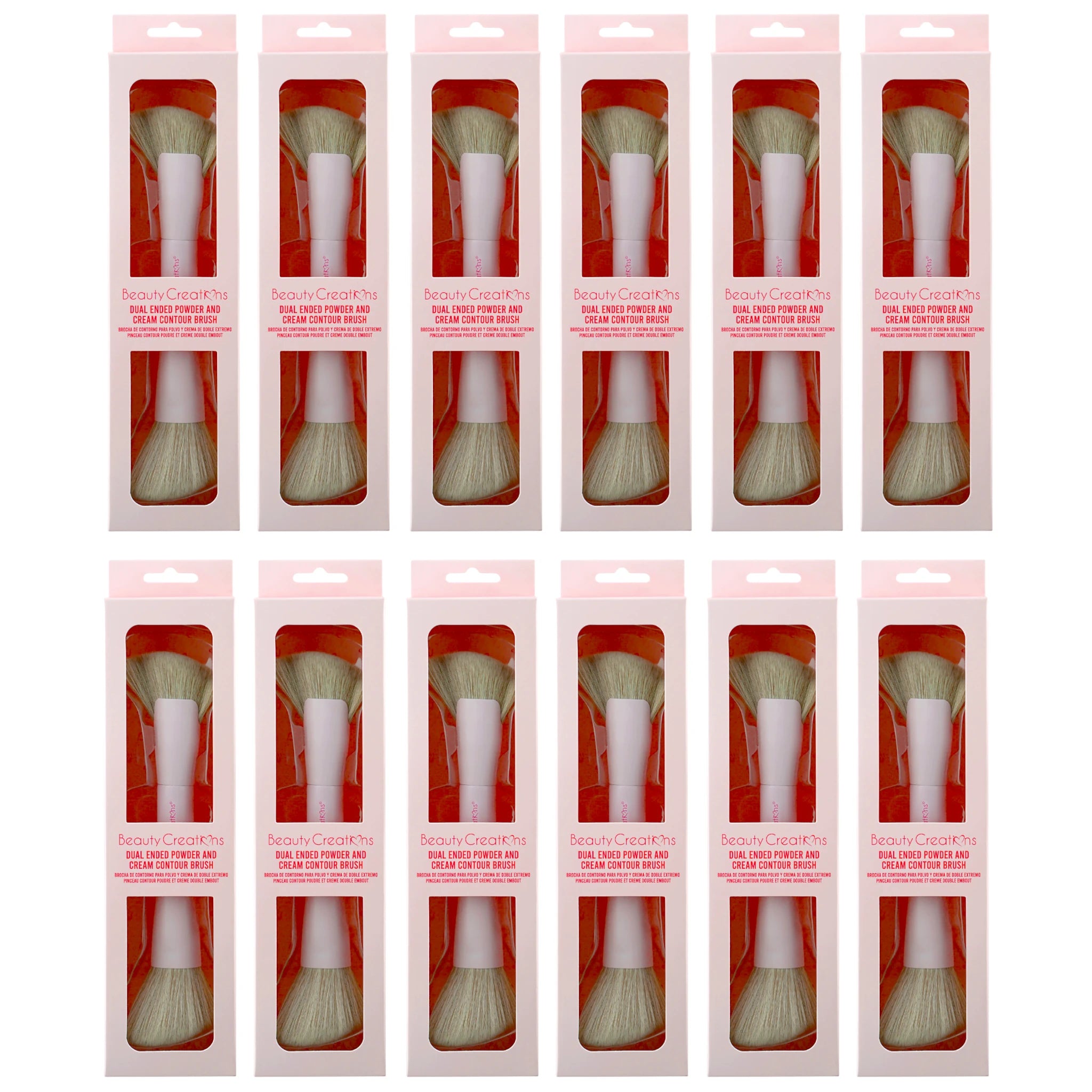 Dual Enden Contour Brush Beauty Creations | Wholesale Makeup