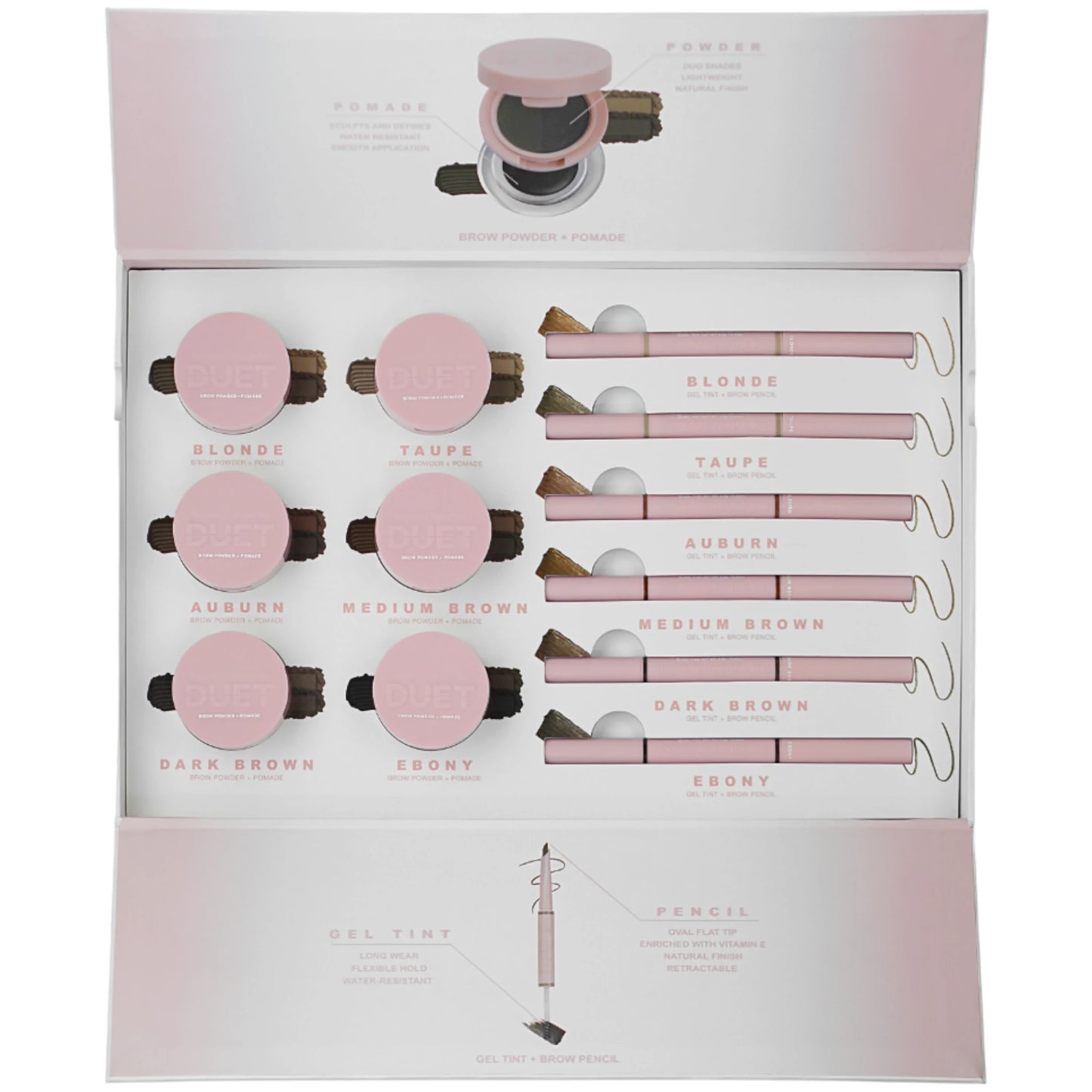 Duet Brow Pencil + Brow Pod Pr Box Beauty Creations | Wholesale Makeup