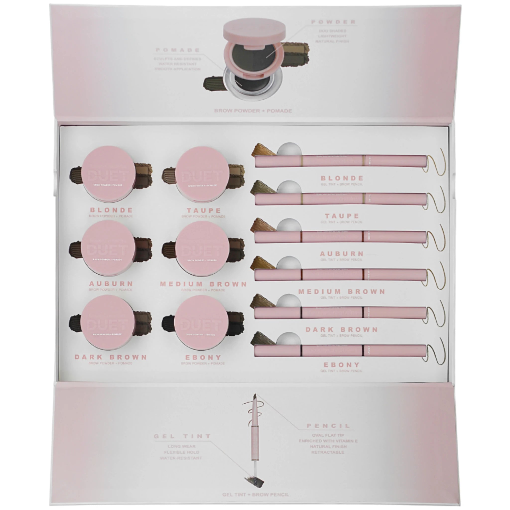 Duet Brow Pencil + Brow Pod Pr Box Beauty Creations | Wholesale Makeup