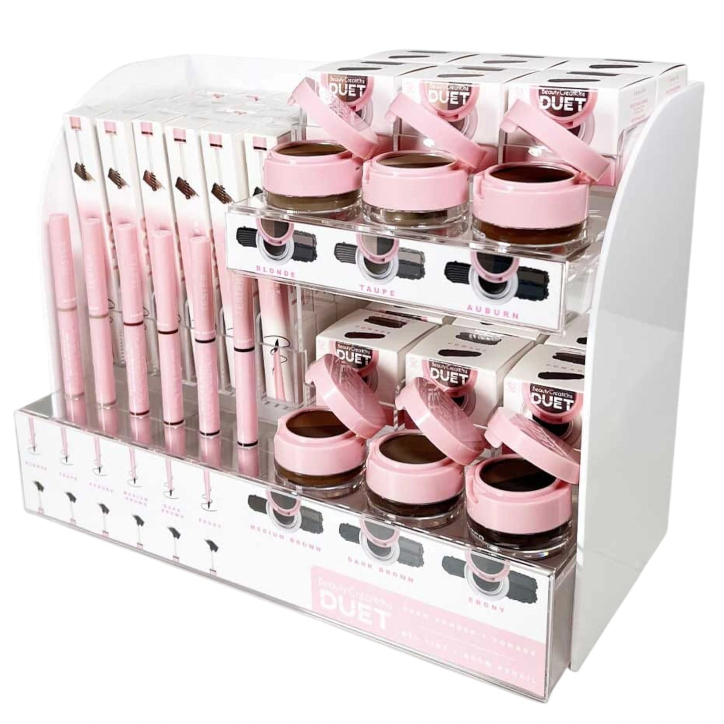 Duet Brow Powder + Pomade Gel Tint + Brow Pencil | Wholesale Makeup