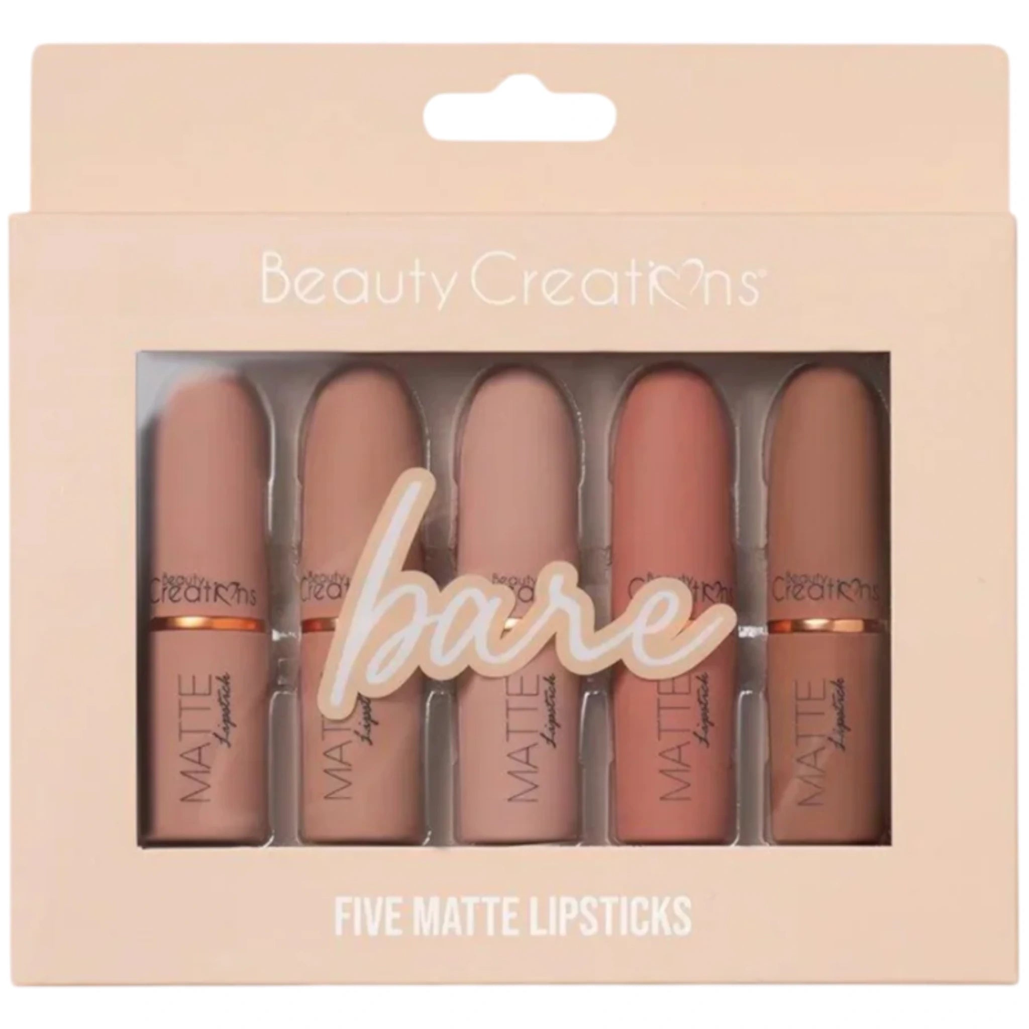 Five Matte Lipstick Bare - Beauty Creations | Wholesale Makeup