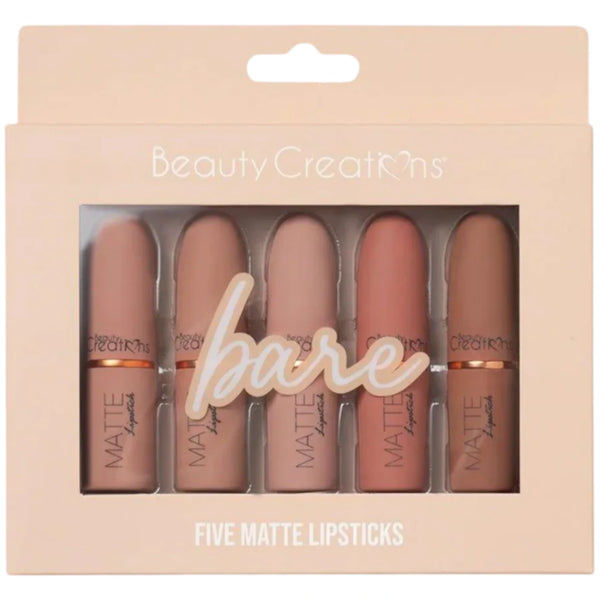 Five Matte Lipstick Bare - Beauty Creations | Wholesale Makeup