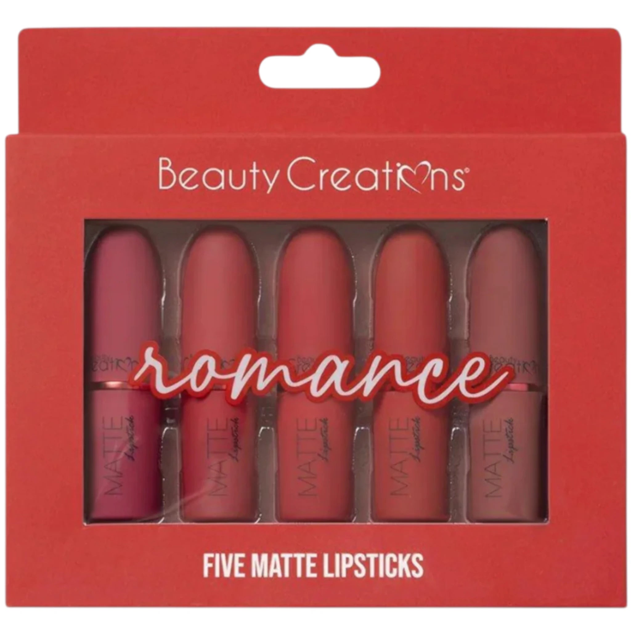 Five Matte Lipstick Romance - Beauty Creations | Wholesale Makeup