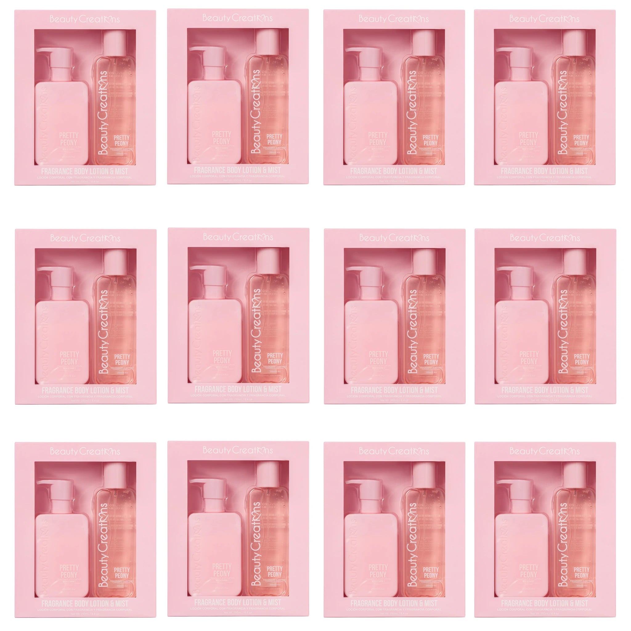 Fragance Body Lotion & Mist Pretty Peony | Wholesale Makeup