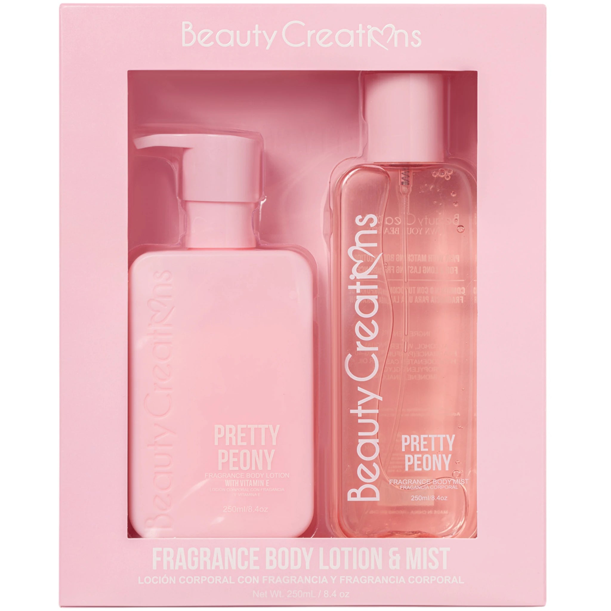 Fragance Body Lotion & Mist Pretty Peony | Wholesale Makeup