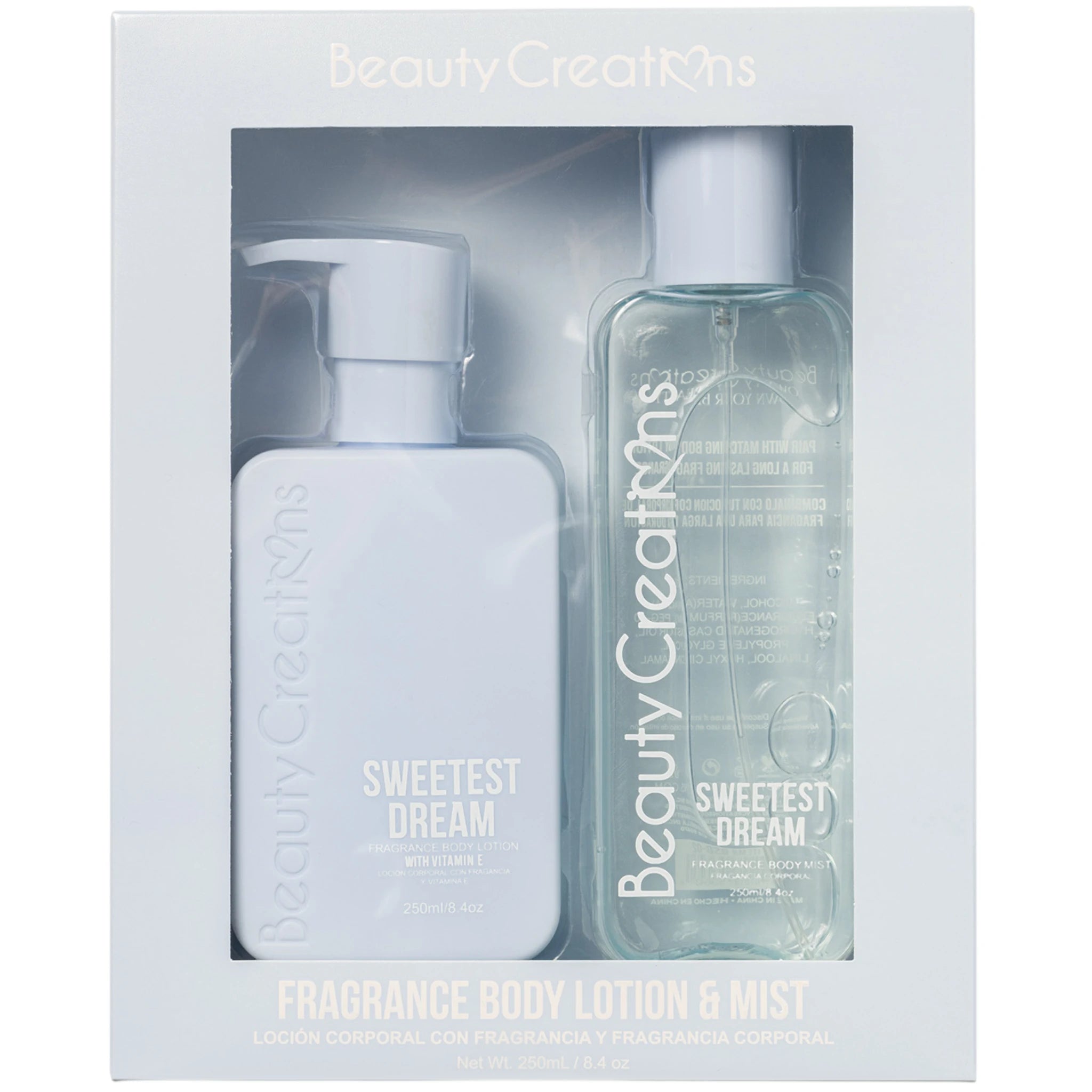 Fragance Body Lotion & Mist Sweetest Dream | Wholesale Makeup