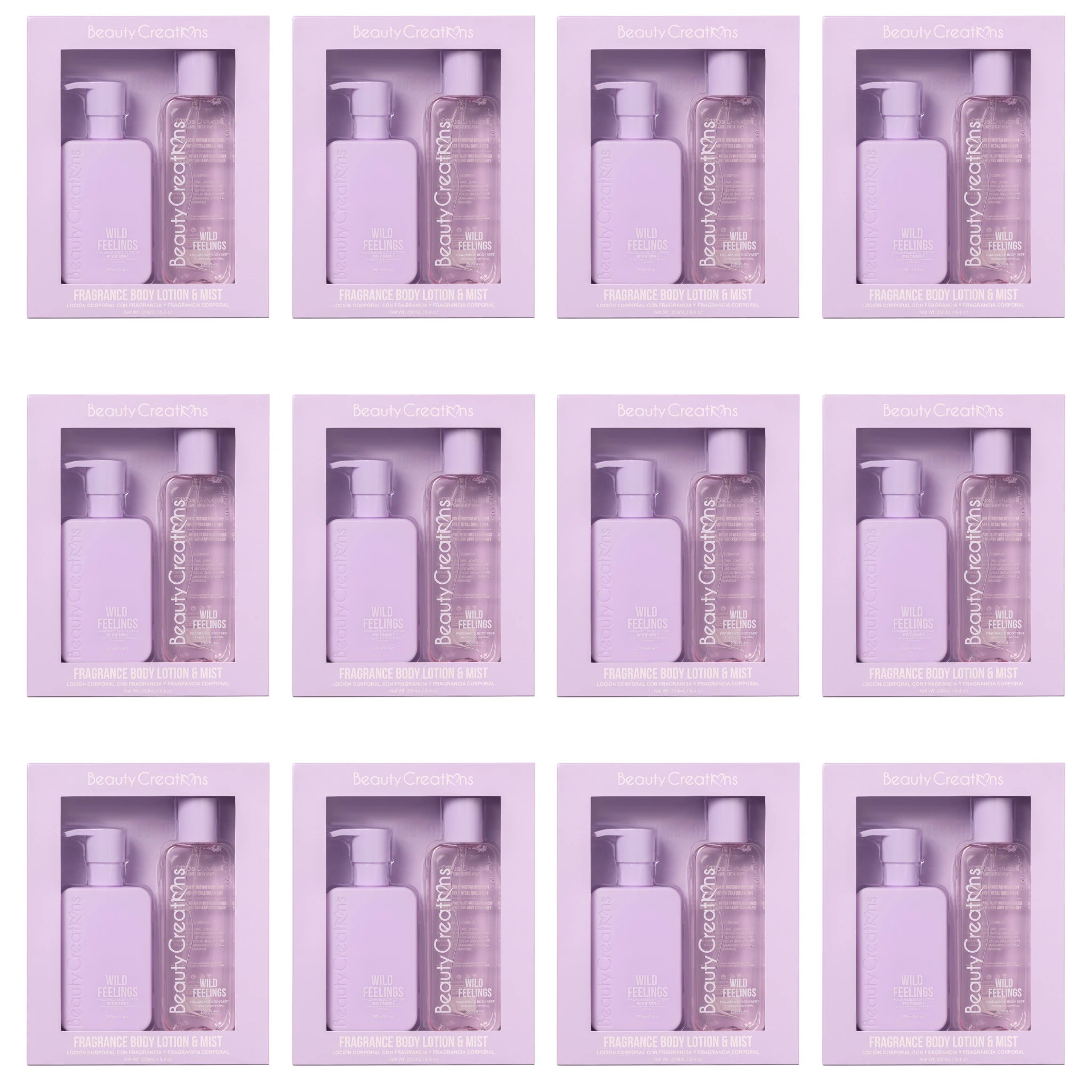 Fragance Body Lotion & Mist Wild Feelings | Wholesale Makeup