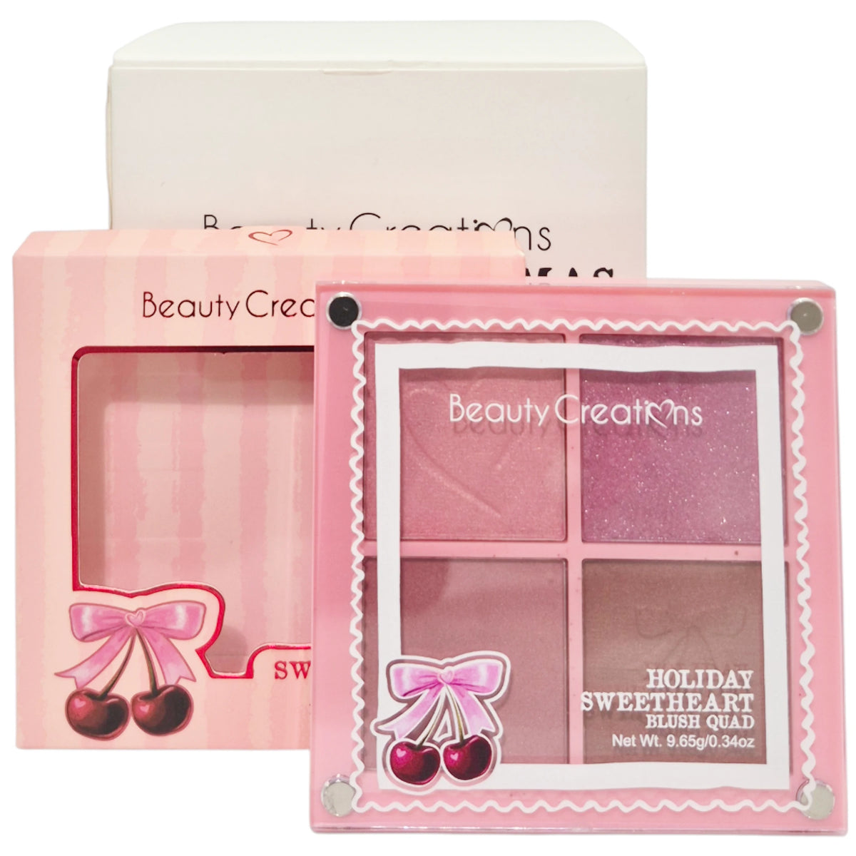 Holiday Sweetheart Blush Quad Beauty Creations | Wholesale Makeup