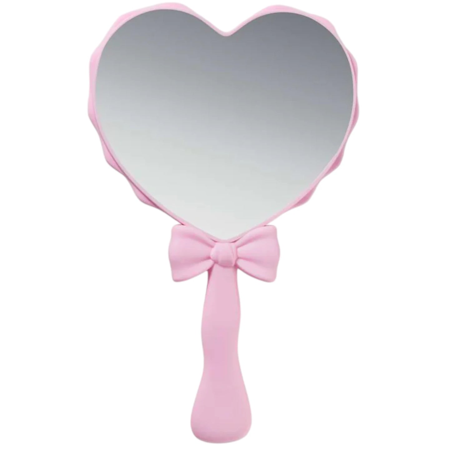 Pink Bow Handheld Mirror Beauty Creations | Wholesale Makeup