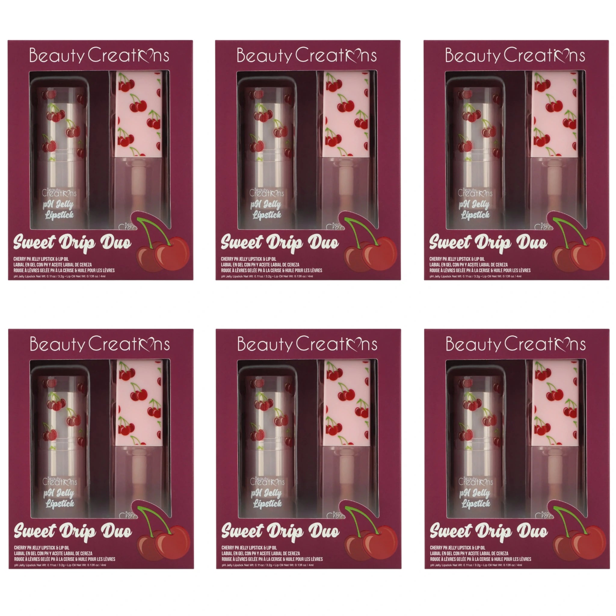 Lipstick & Lip Oil Cherry- Beauty Creations | Wholesale Makeup
