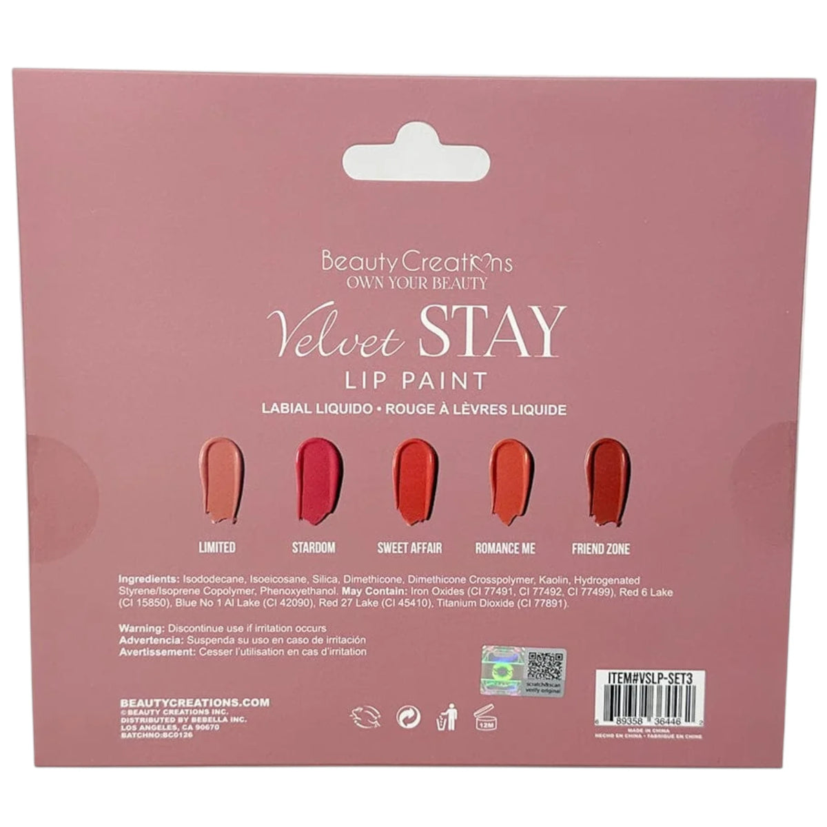 Velvet Stay Lip Paint - Mauve Mood Beauty Creations | Wholesale Makeup