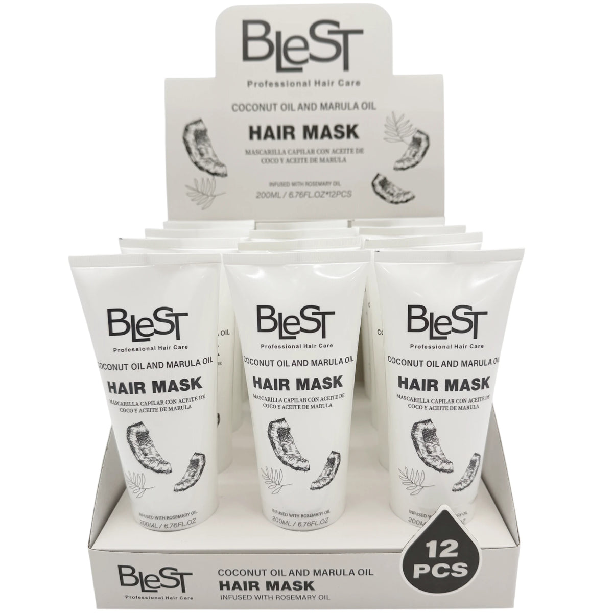 Coconut Oil And Marula Oil Hair Mask - Blest | Wholesale Makeup