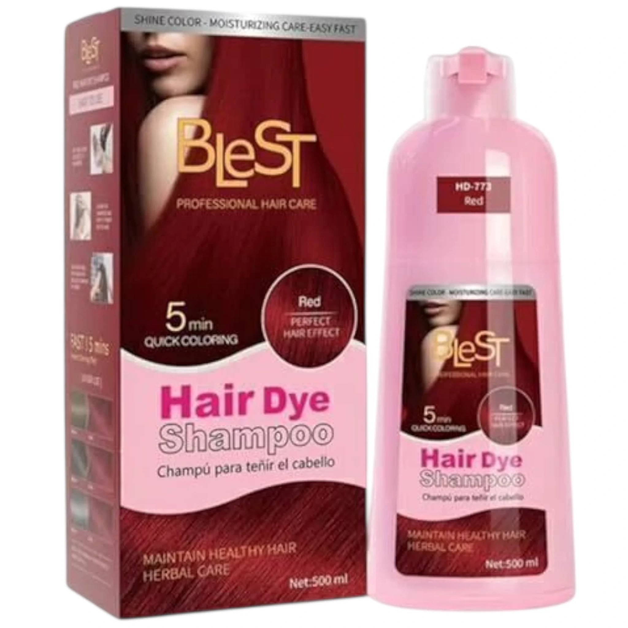 Hair Dye Shampoo Red - Blest | Wholesale Makeup