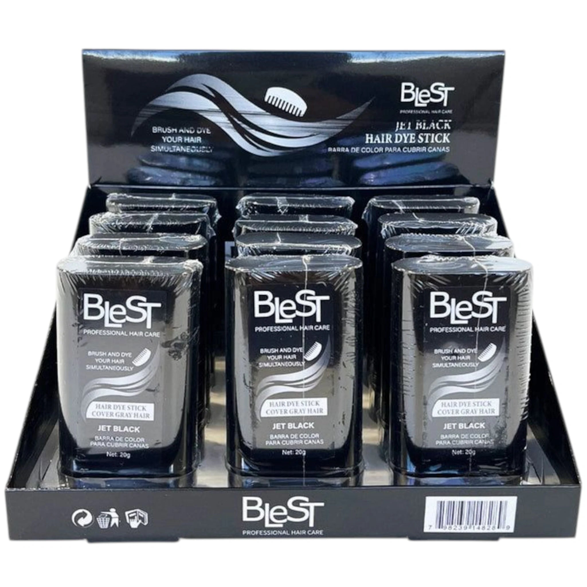 Hair Dye Stick Jet Black - Blest | Wholesale Makeup