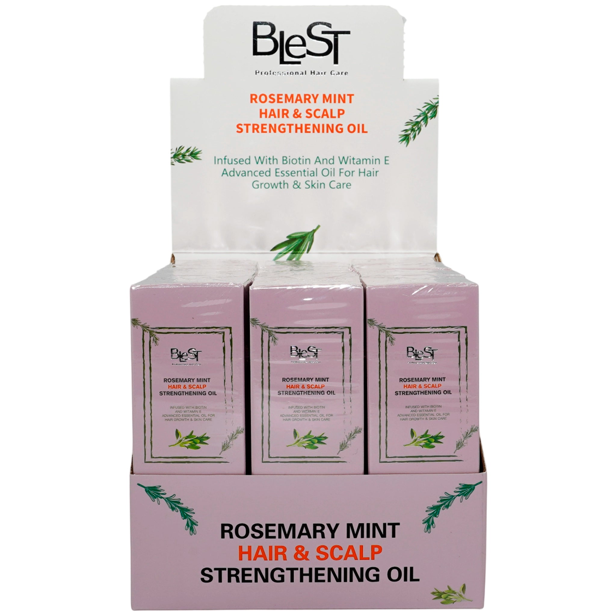 Rosemery Mint Hair & Scalp Strengthening Oil Blest | Wholesale Makeup