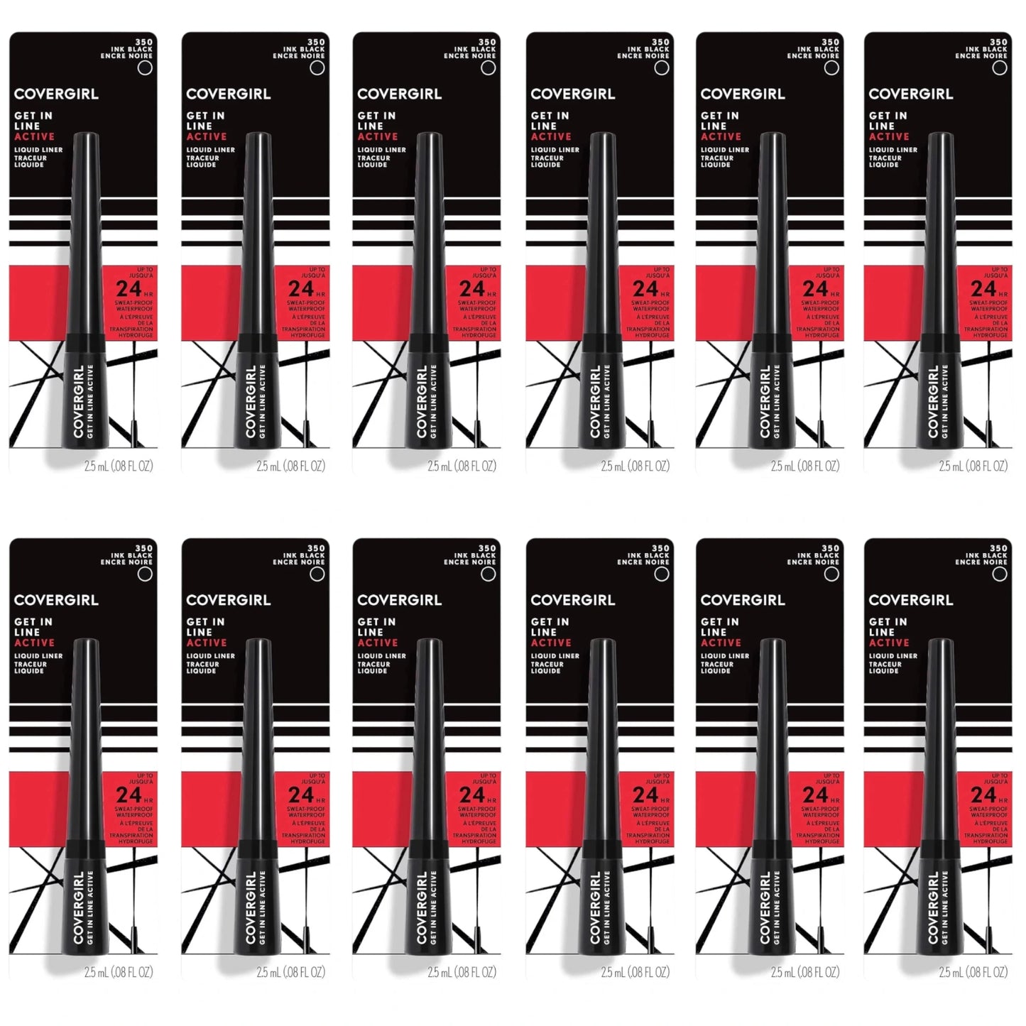 Get In Line Active Eyeliner 350 Ink Black Covergirl | Wholesale Makeup